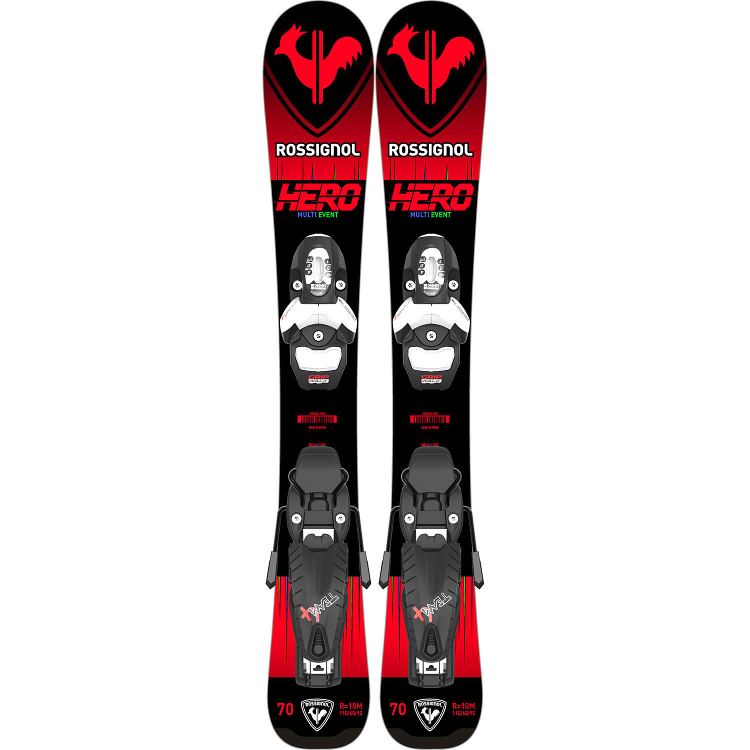 Narty juniorskie Rossignol Hero Pro Team z wiązaniami Look 4 GW