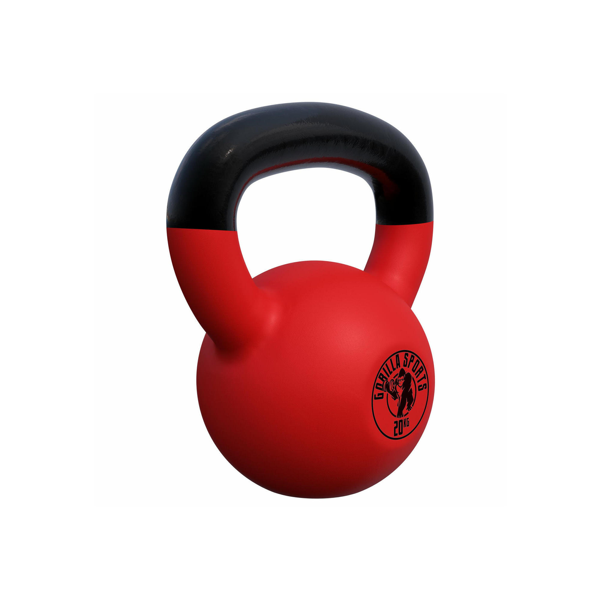 Kettlebell (2-32 kg) treningowy żeliwny gumowany Gorilla Sports