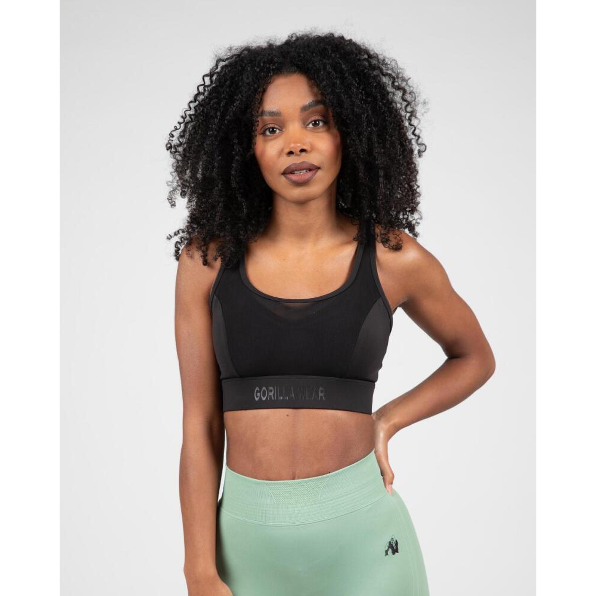 Riley High Support Biustonosz sportowy - Czarny