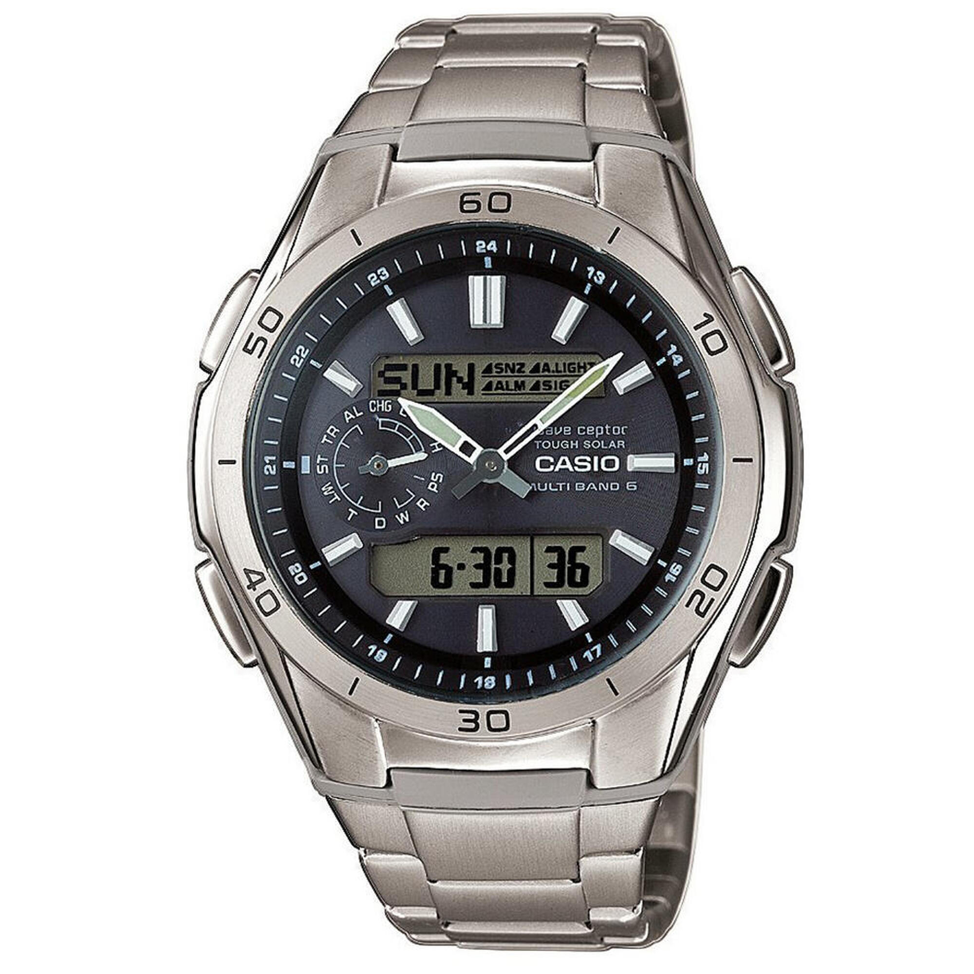 Zegarek męski Casio WVA-M650TD-1AER, Quartz, 44mm, 10ATM