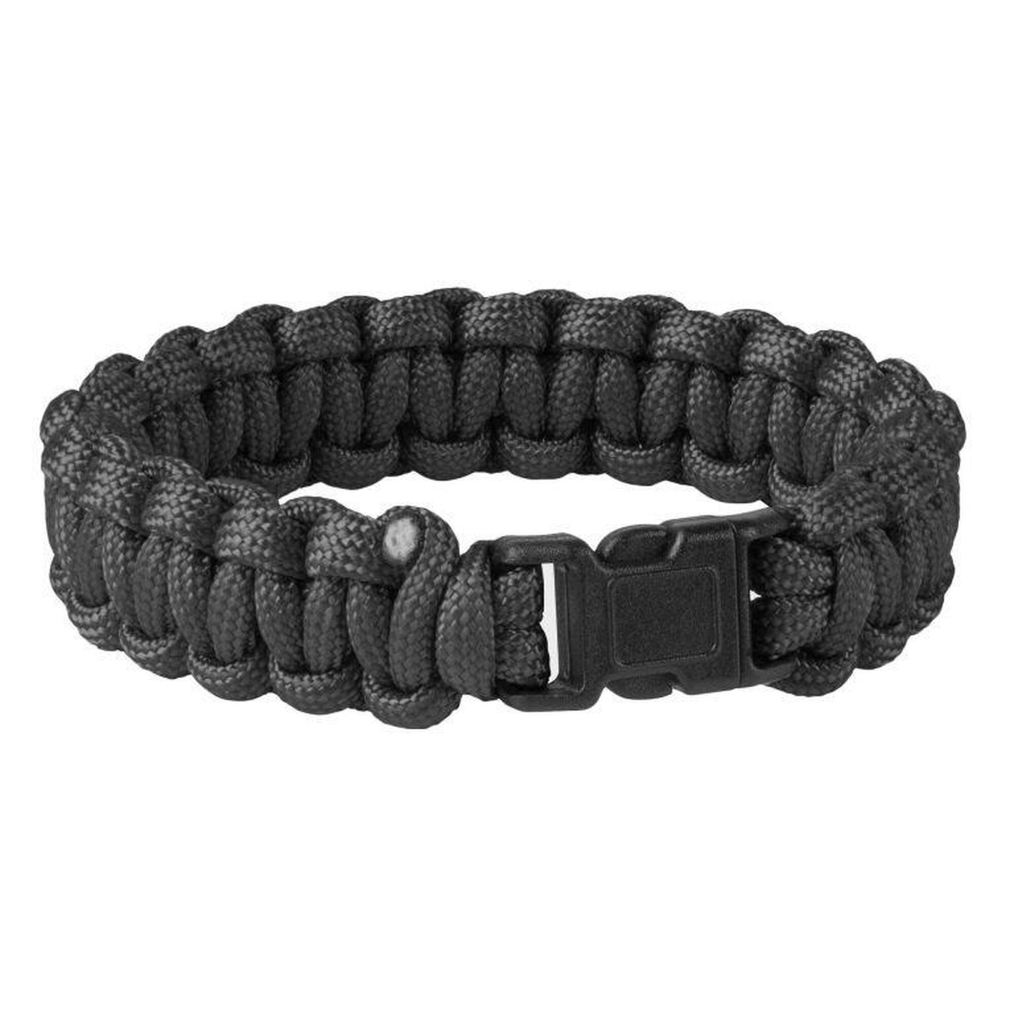 Bransoleta z paracordu Helikon Survival Bracelet czarna