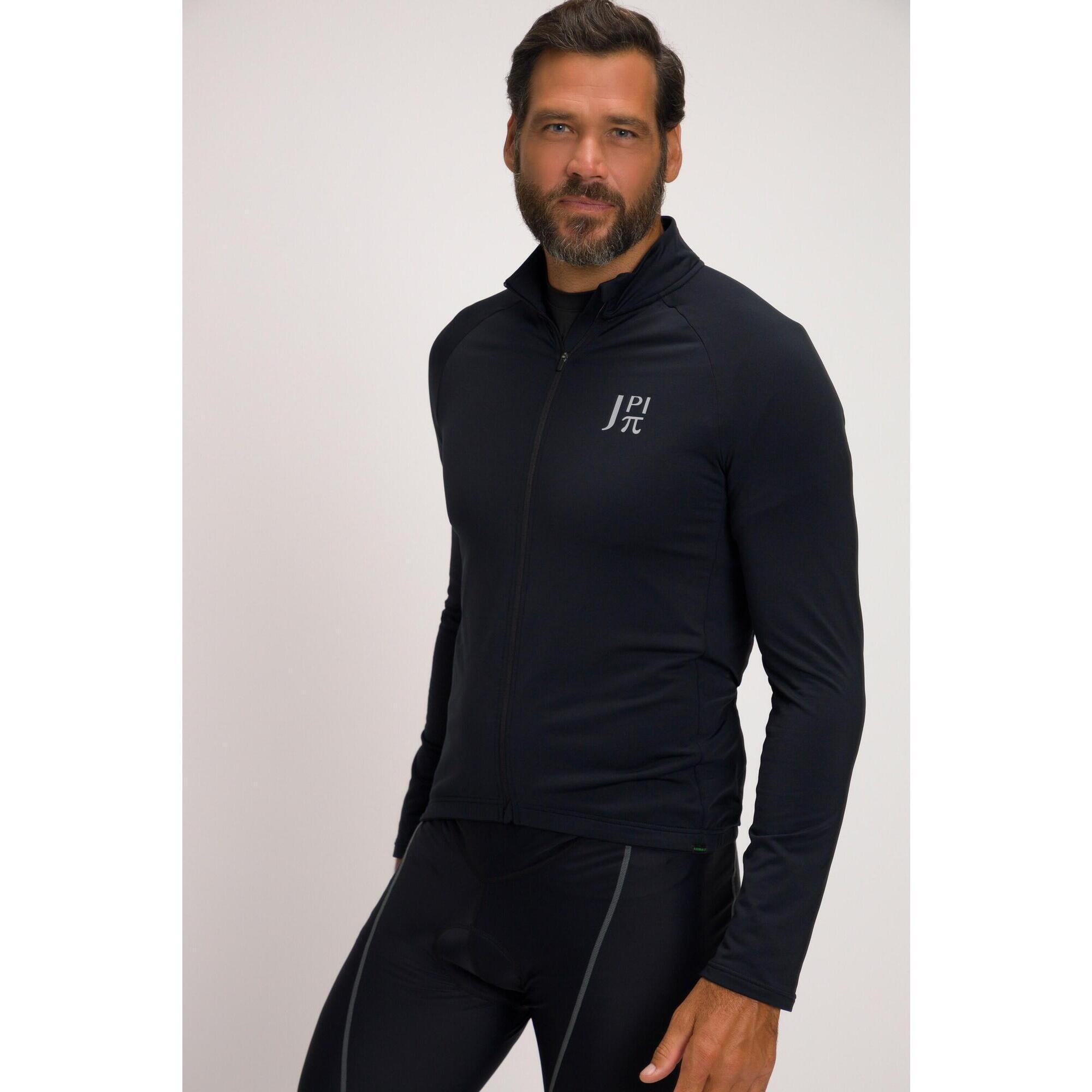 Męska Trykotowa kolarska bluza Odzież rowerowa stójka długi rękaw