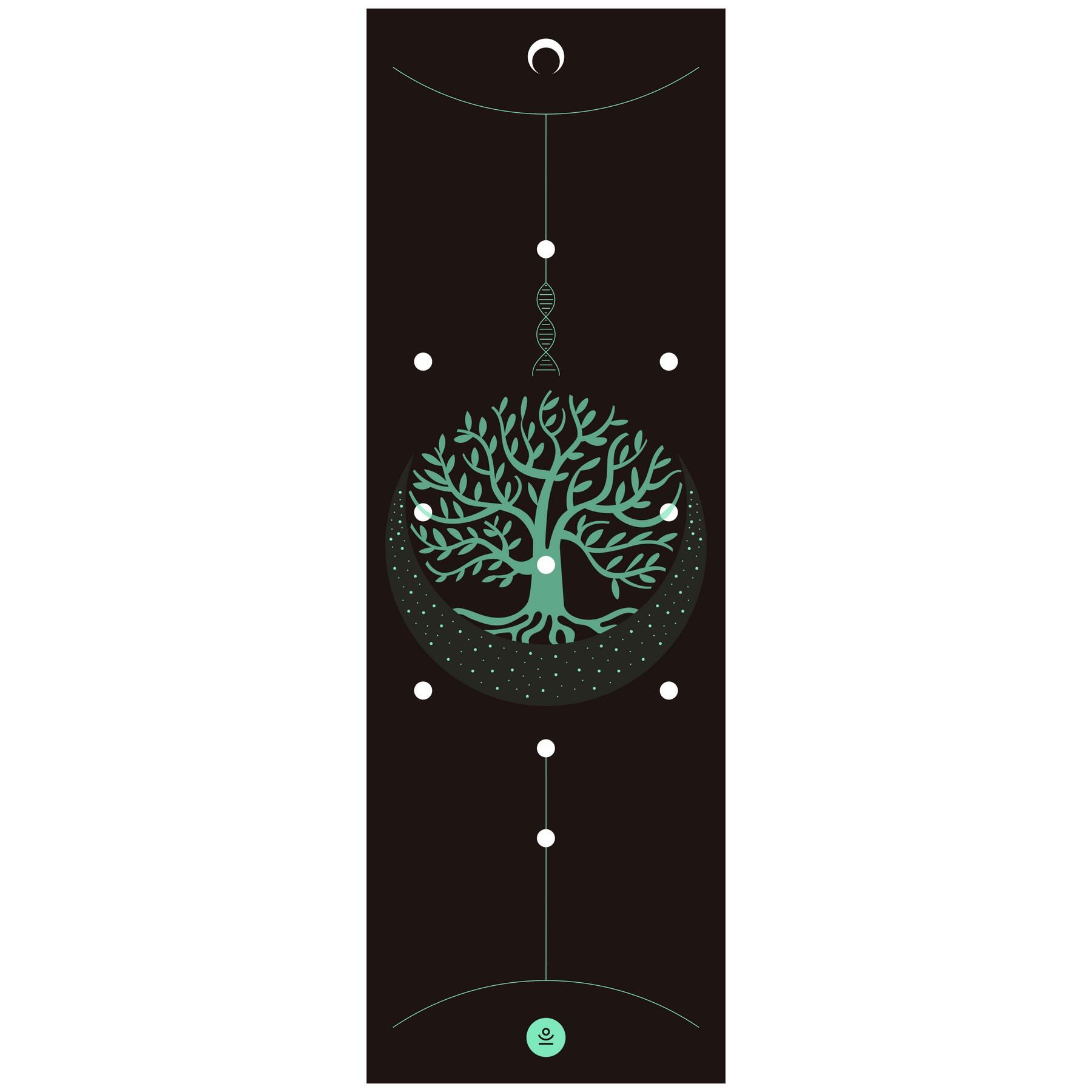 Mata do jogi podróżna Moonholi Kabbalah Travel z antypoślizgową powierzchnią