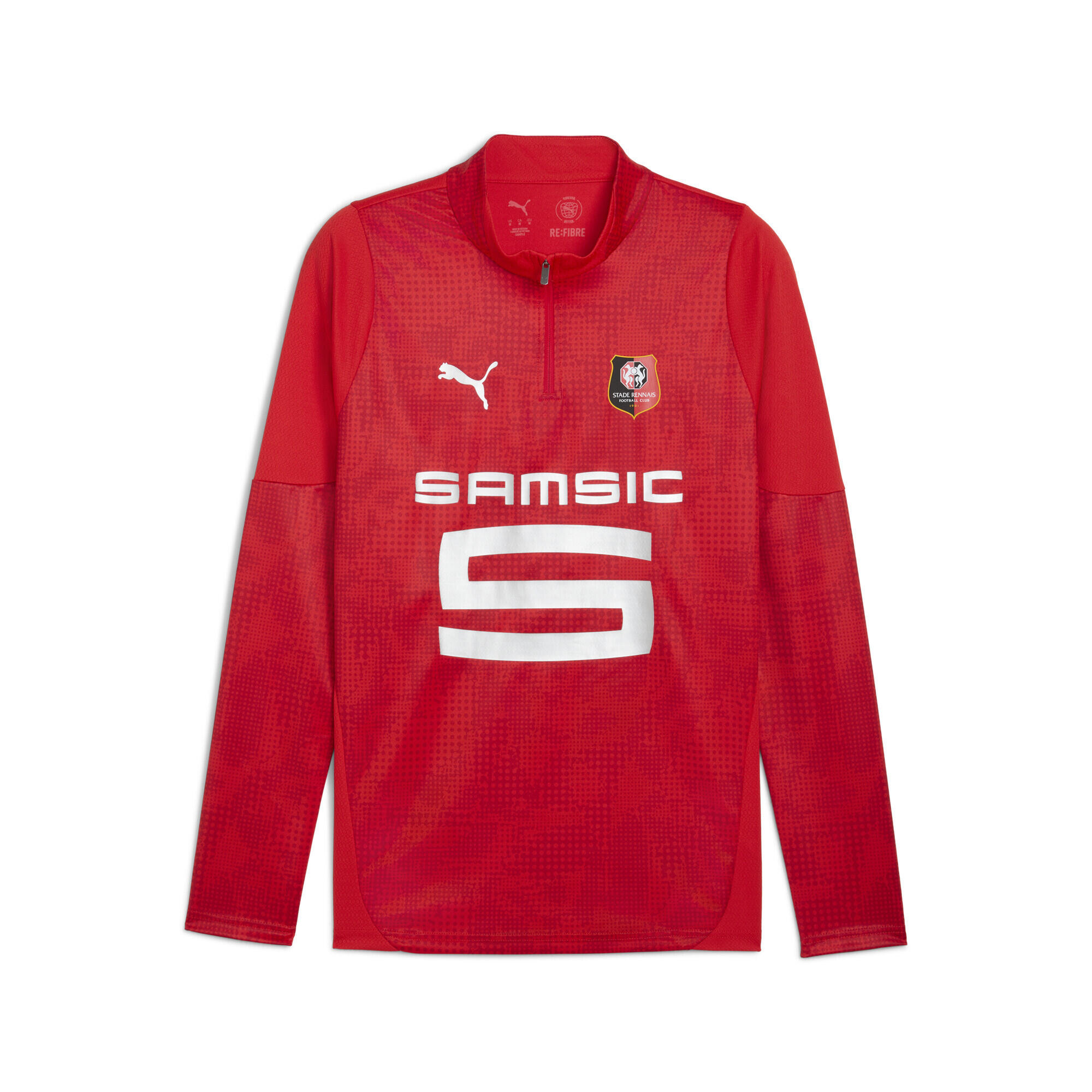 Męska bluza treningowa z zamkiem 1/4 Stade Rennais F.C. PUMA