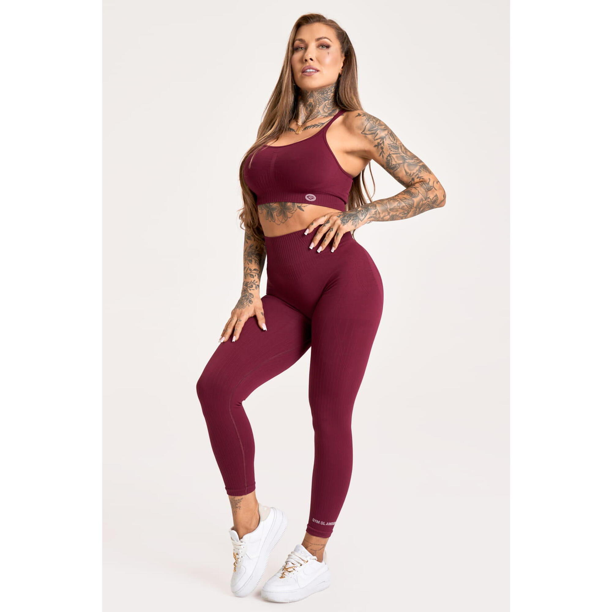 Legginsy fitness damskie Gym Glamour push up 2.0