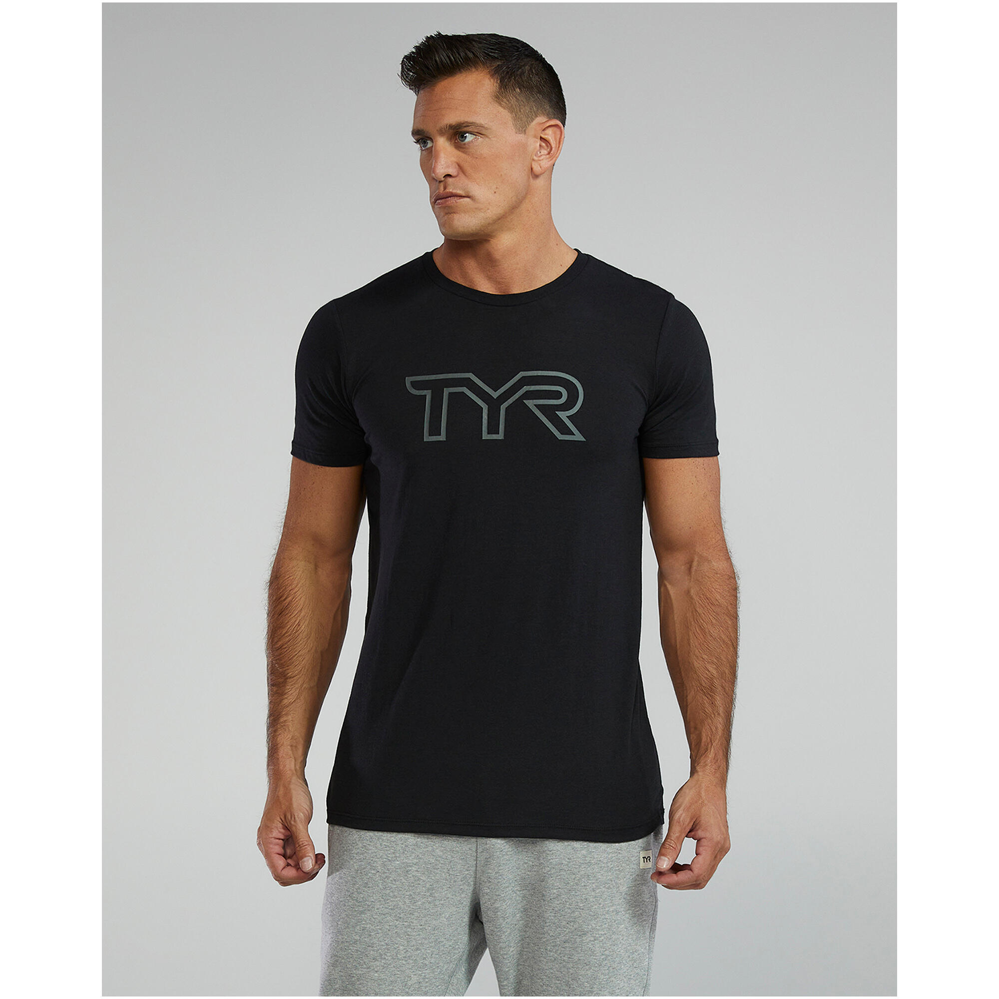 Koszulka męska TYR TRI LG LOGO TEE -UX