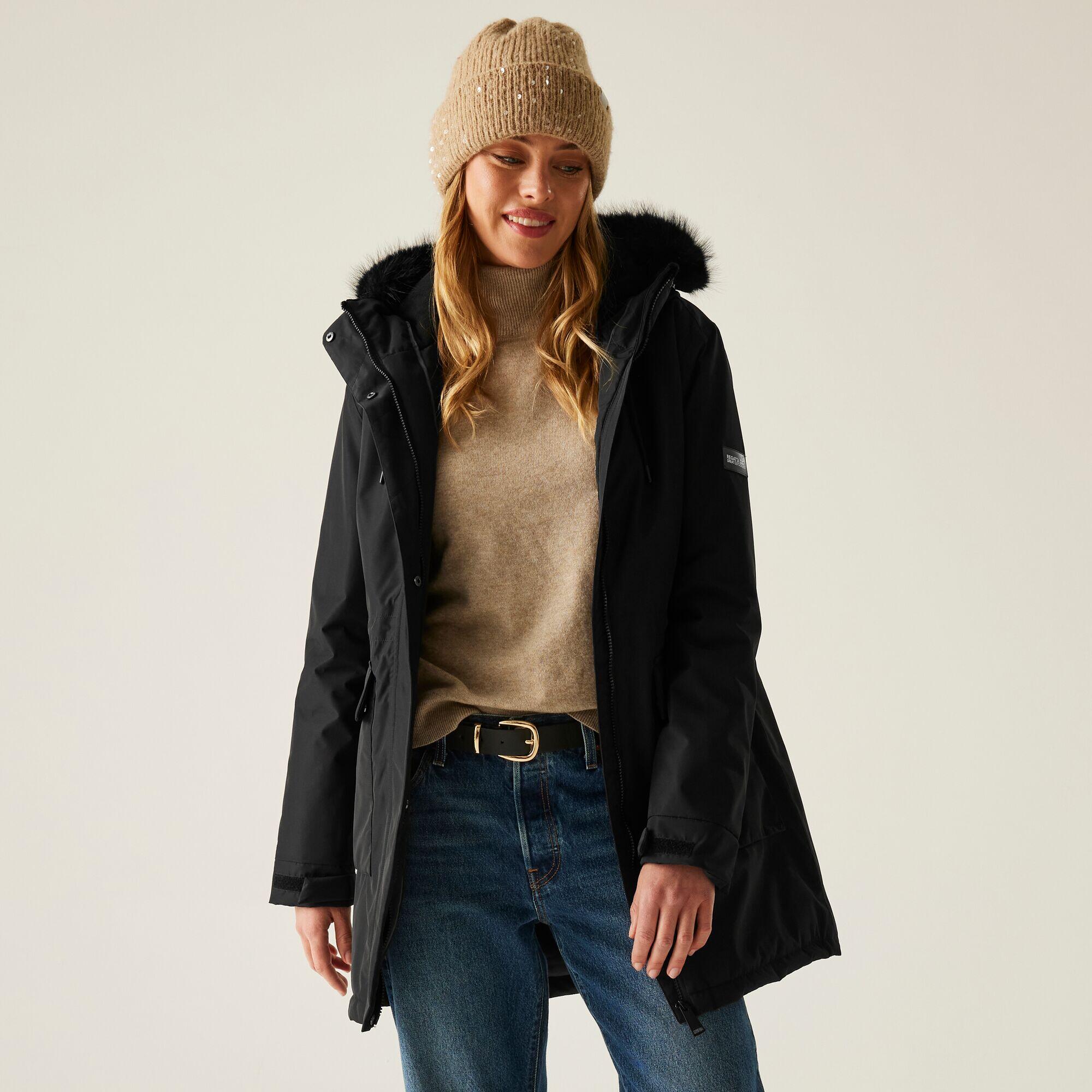 Płaszcz damski przejściowy ocieplany przeciwdeszczowy Sabinka