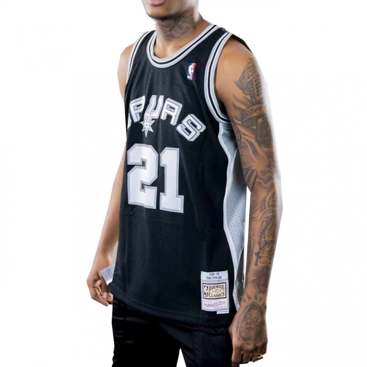 Koszulka męska do koszykówki Mitchell & Ness NBA San Antonio Spurs Tim Duncan