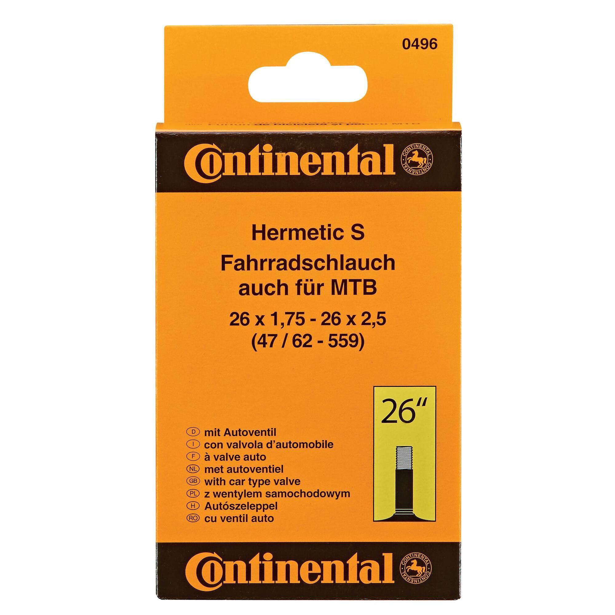 Dętka CONTINENTAL 26 cali x 1.75 - 2.125, wentyl samochodowy