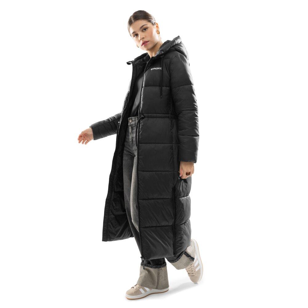 Długi puchowy płaszcz damski Lifestyle Siroko Finland