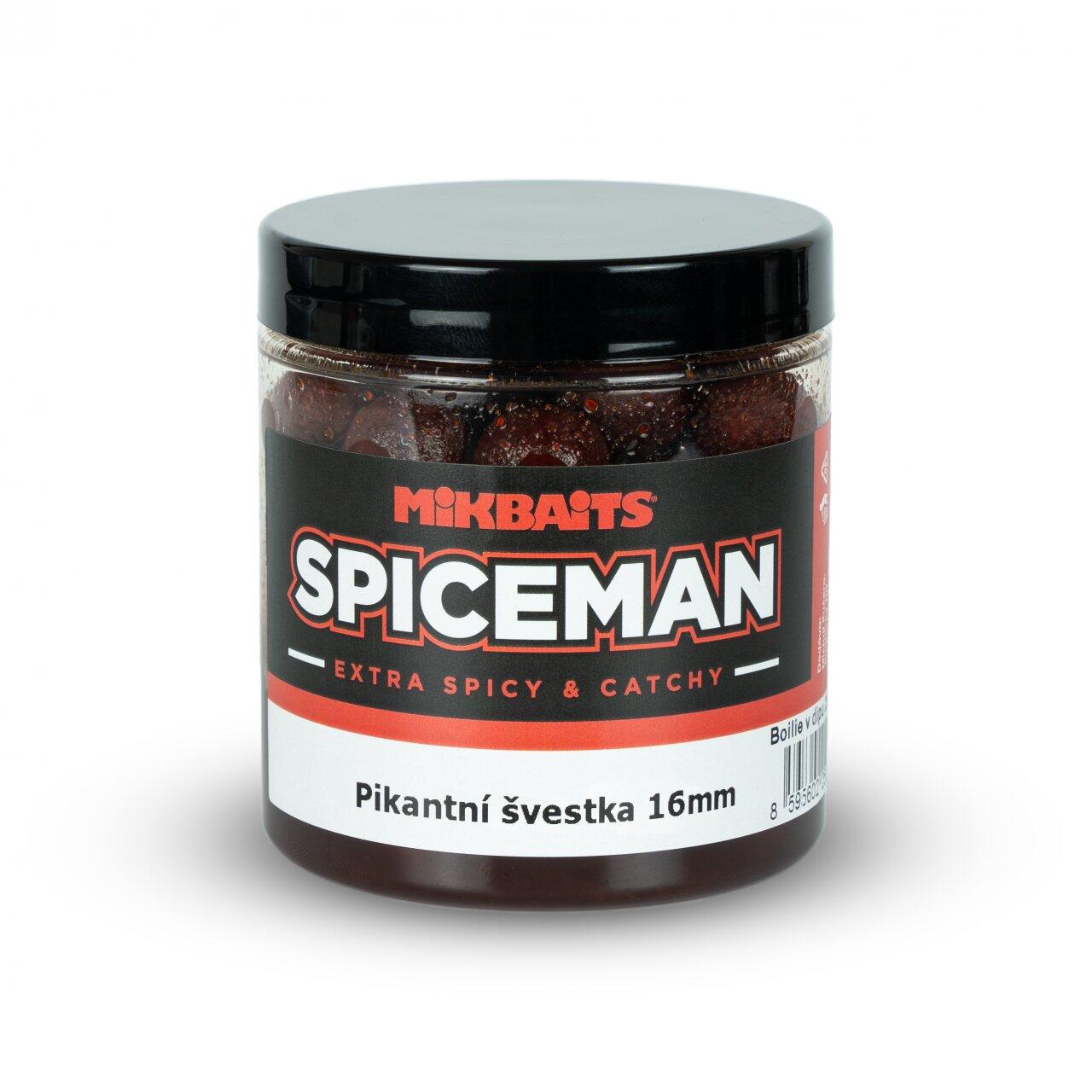 Kulki Haczykowe W Dipie Mikbaits Spiceman 250Ml - Pikantna Śliwka 16Mm