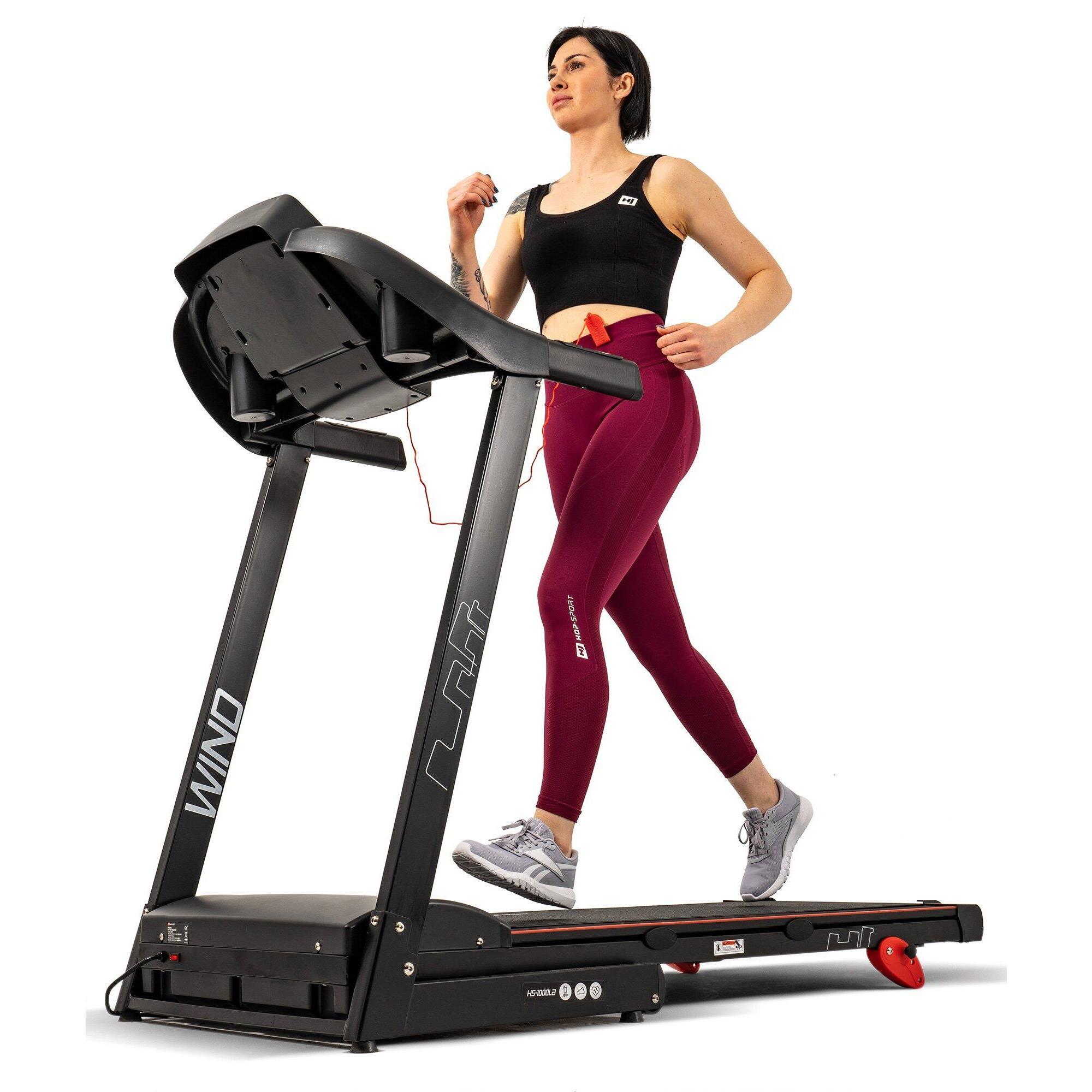 Bieżnia treningowa elektryczna do biegania Hop-Sport Wind