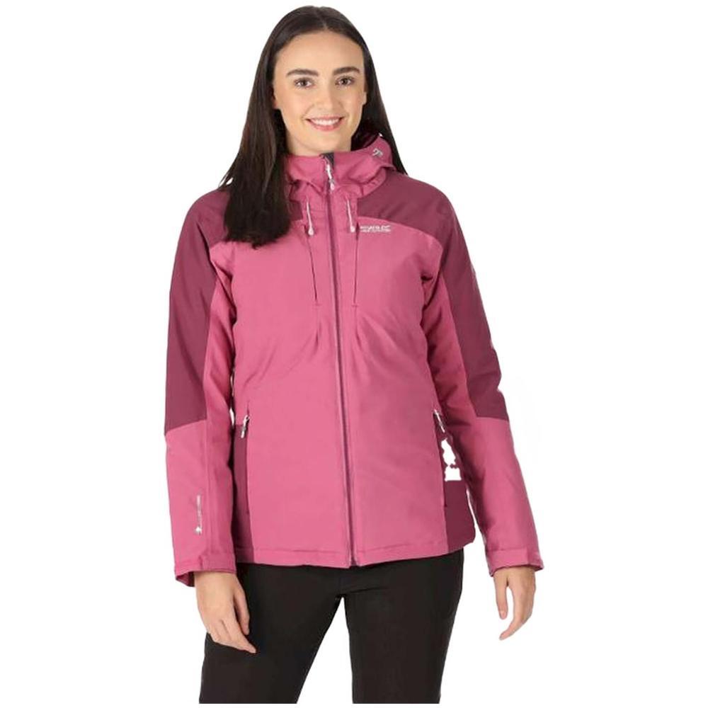 Kurtka turystyczna zimowa damska Highton ze stretchem