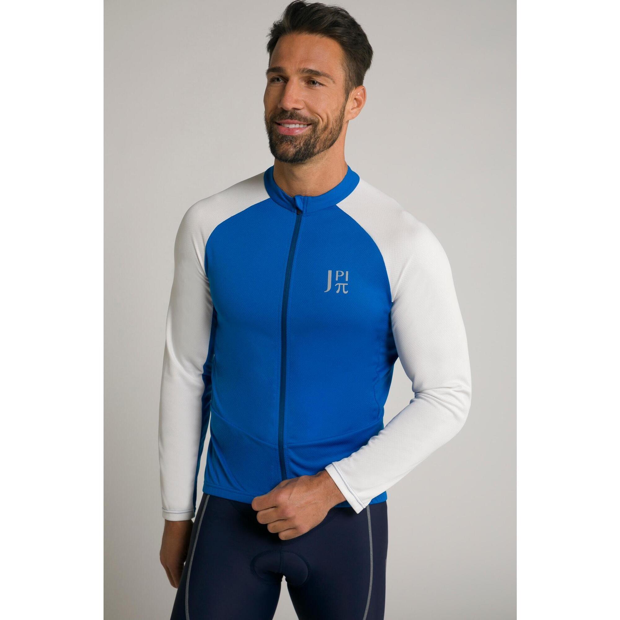 Męski Kolarski trykot stójka długi rękaw