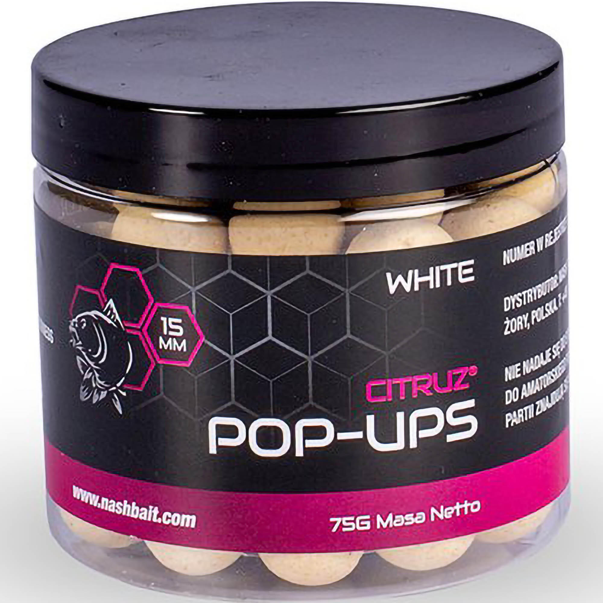 Przynęta Kulki Pływające Pop Up Nash Citruz White 20 Mm 75 G