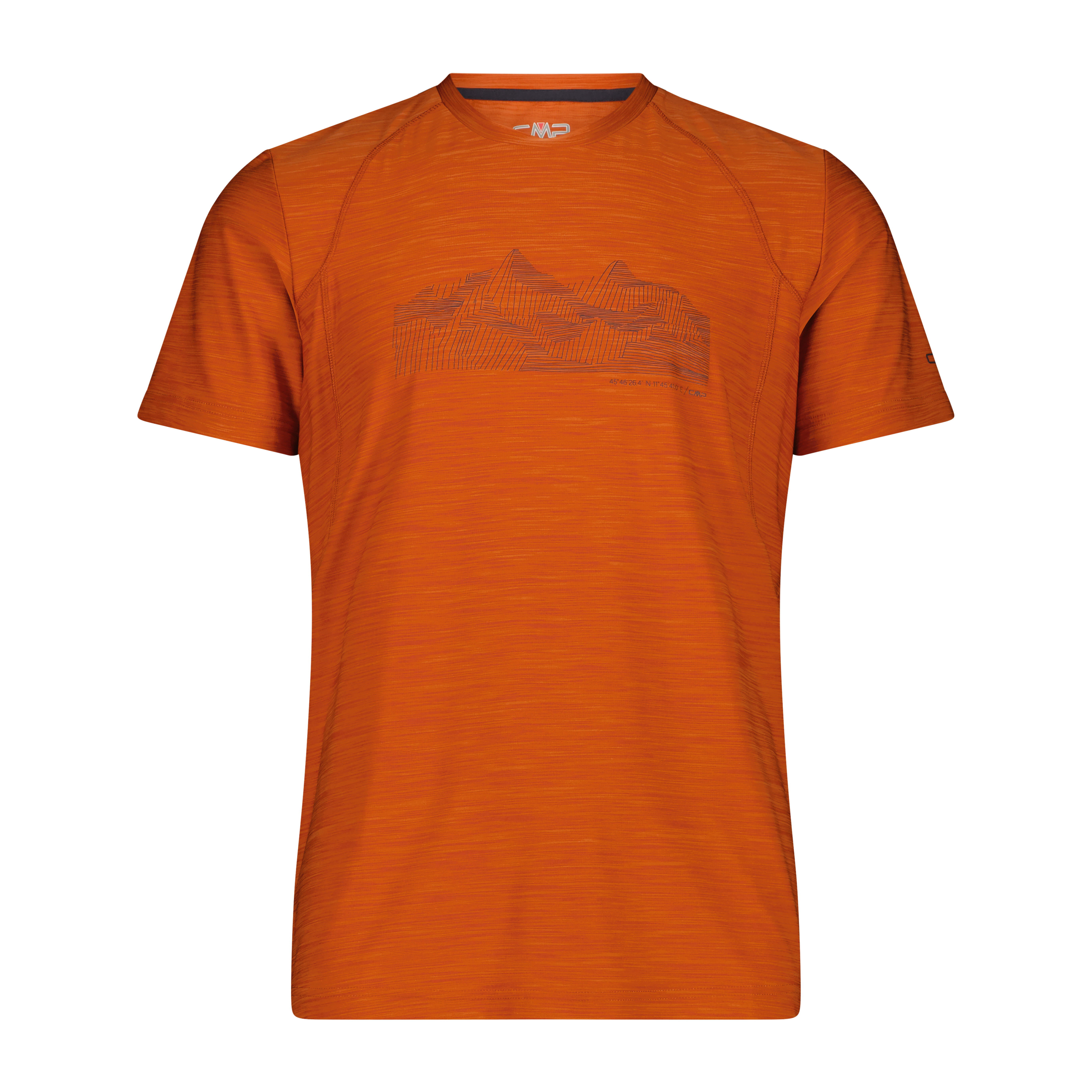 Koszulka męska CMP Toto T-Shirt Melange Stretch Jersey