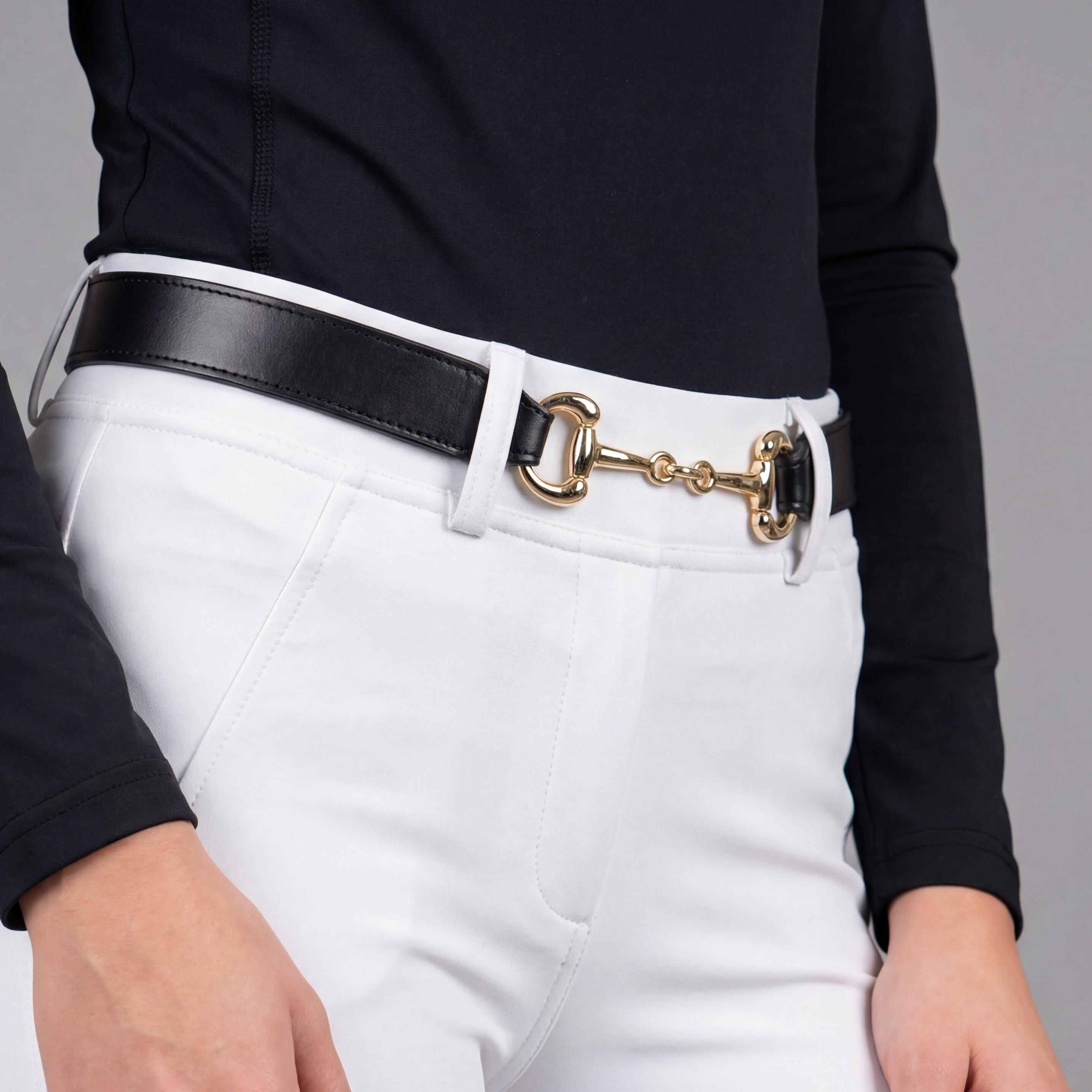 Skórzany pasek jeździecki GALOP WEAR model Wędzidło - premium quality