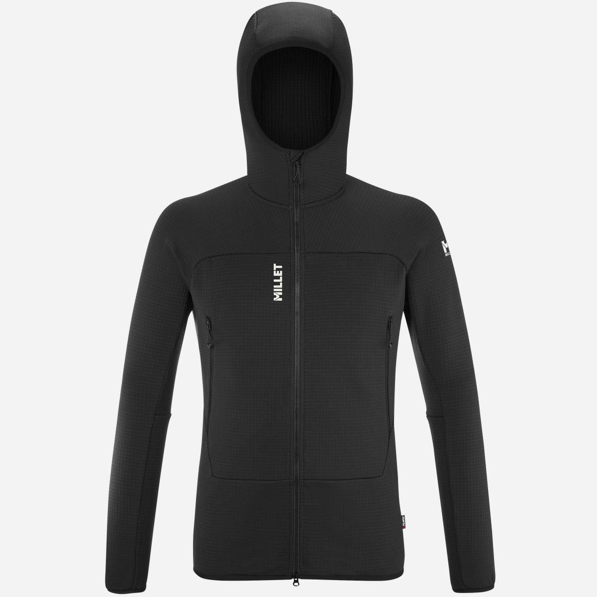 Bluza turystyczna męska Millet Fusion Grid Hoodie active fit POLARTEC Powergrid