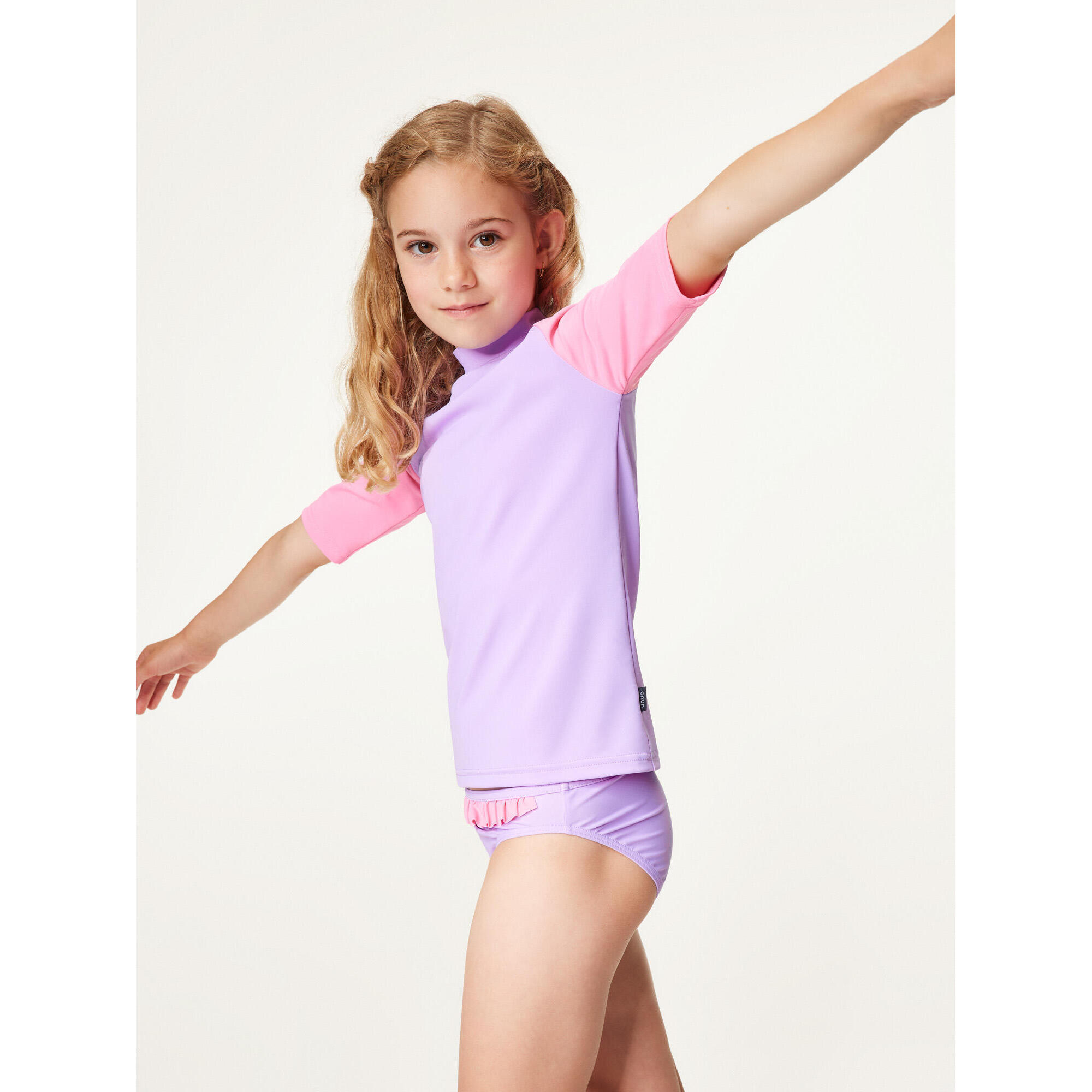 Dětské triko s UV ochranou 50+, Lila