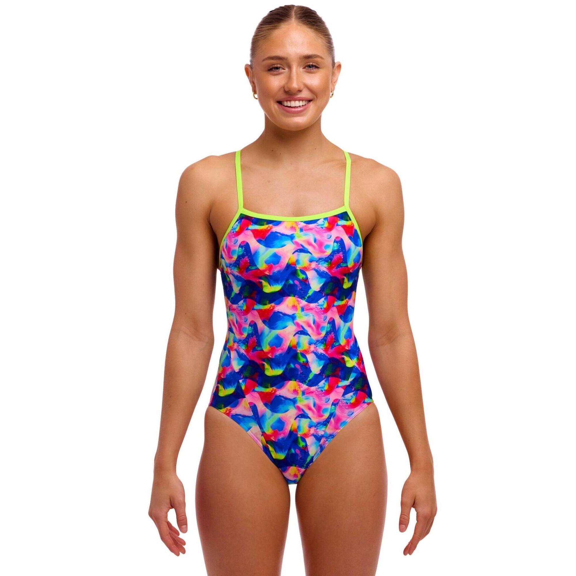 Strój do pływania FUNKITA Wet Wave - Single Strap