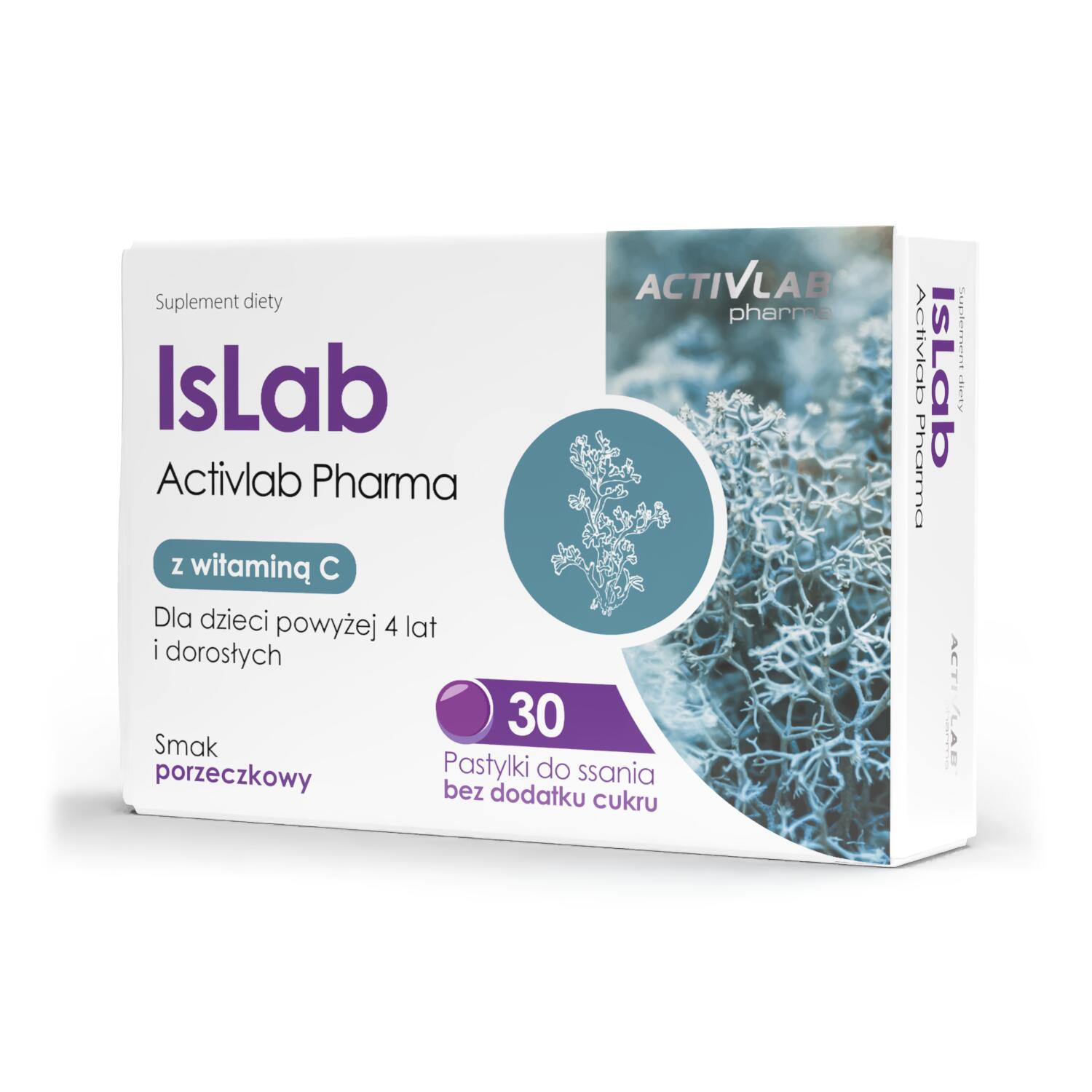 Witamina C IsLab Pastylki do ssania Activlab Pharma