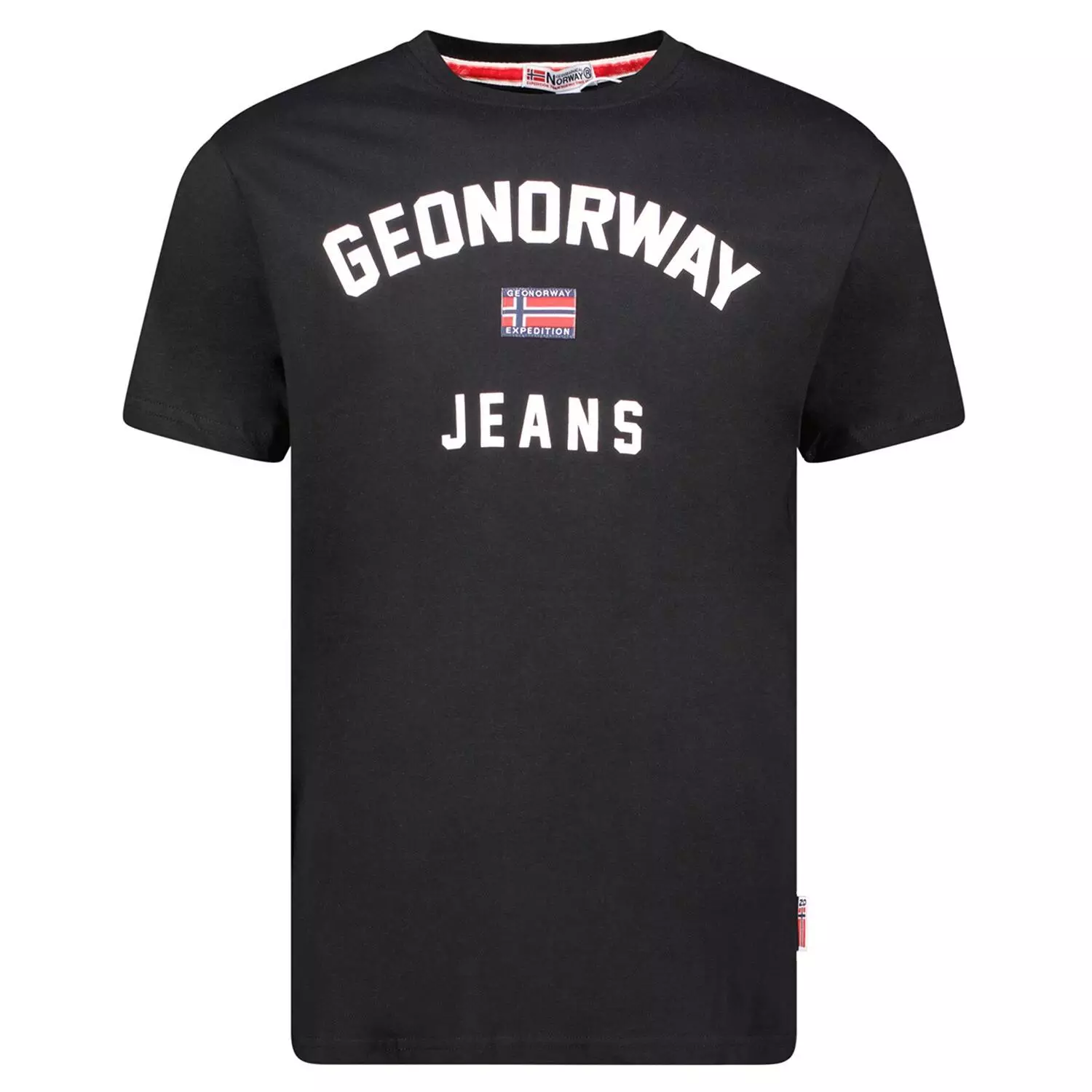 T-Shirt Geographical Norway JASSIER MEN 254 czarny męska (SY1361H/GN-Black)