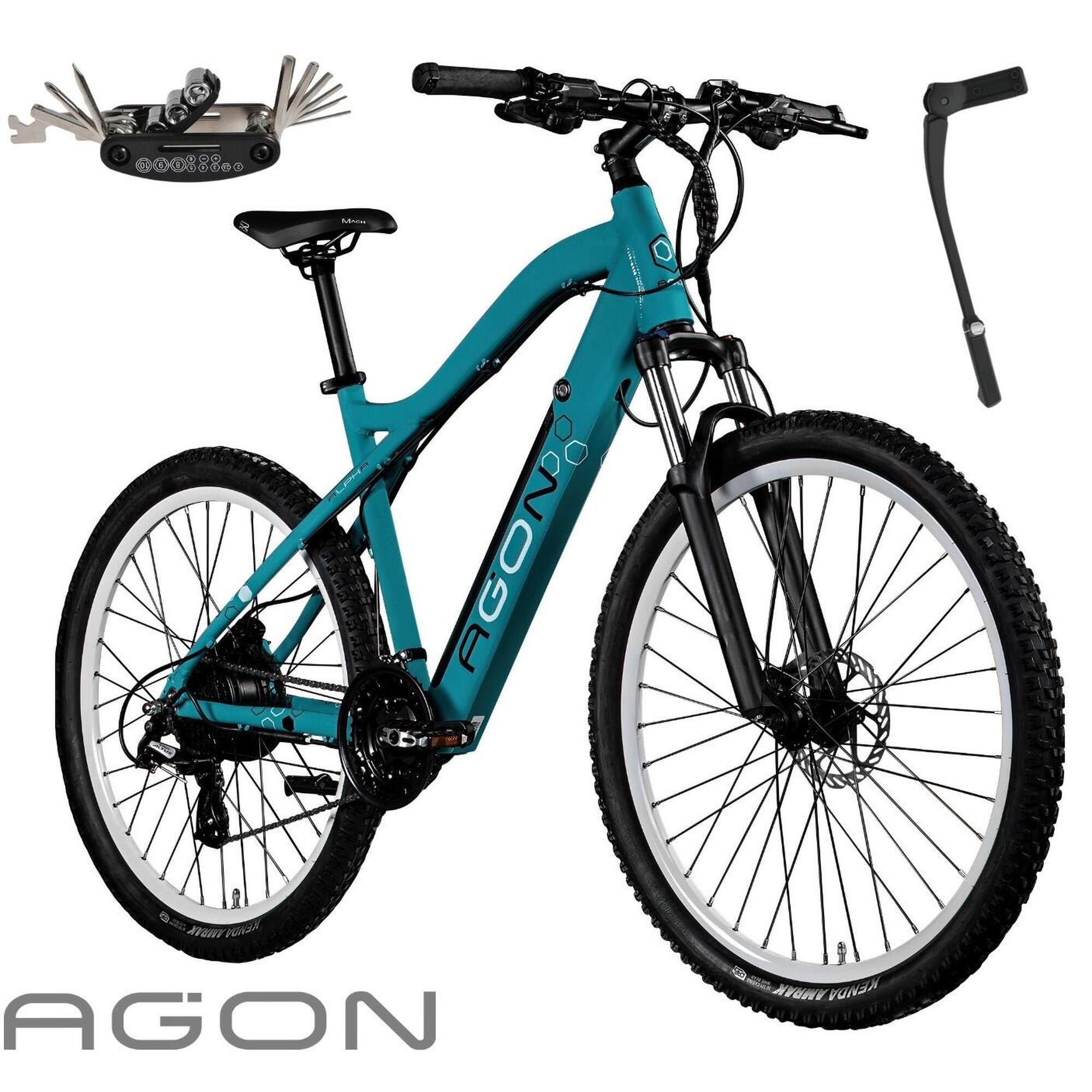 Rower Elektryczny Górski 27,5 MTB 250W Altus Hydraulika Shimano Stopka