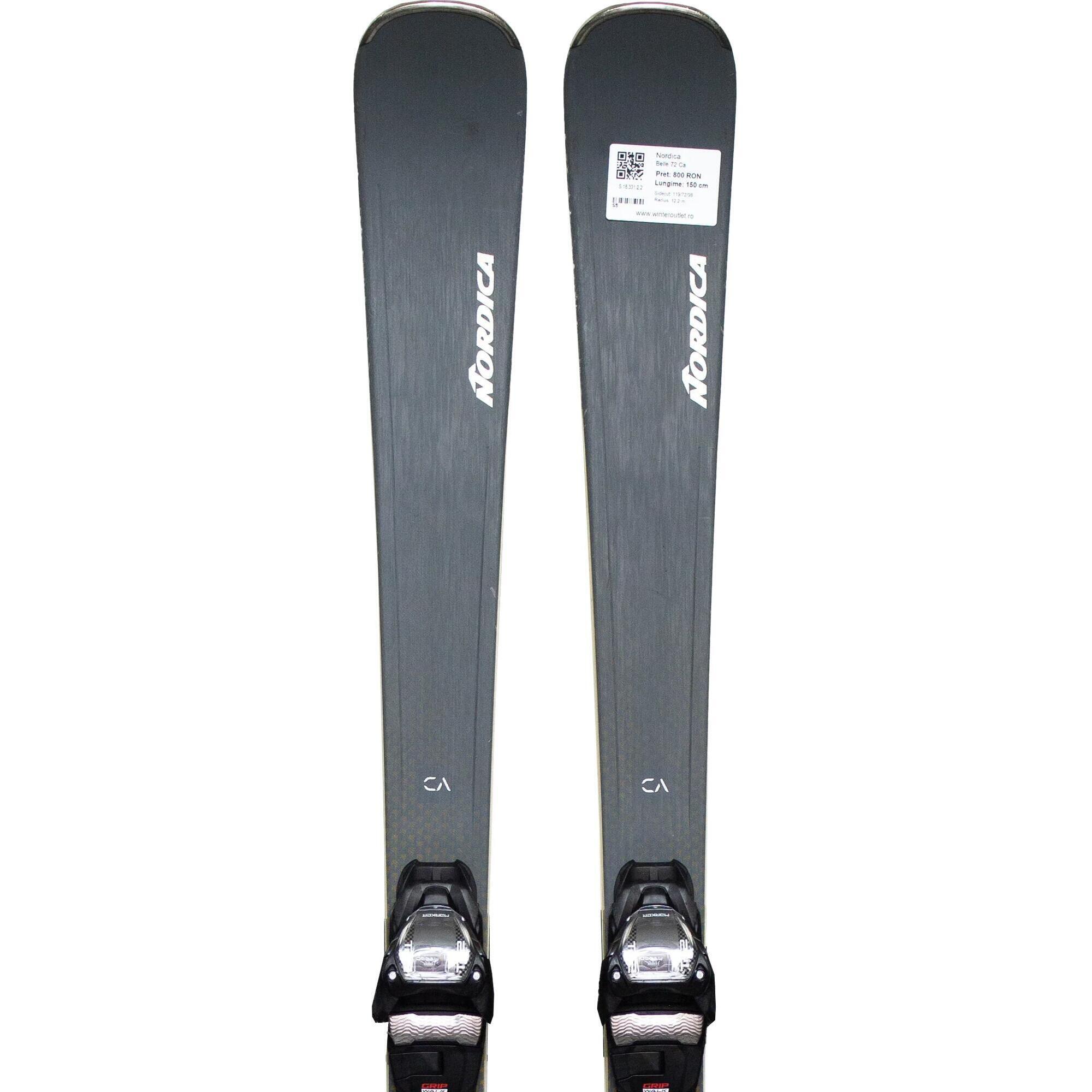 Second Life- Narty NORDICA Belle 72 Ca, 144 cm- Stan dobry