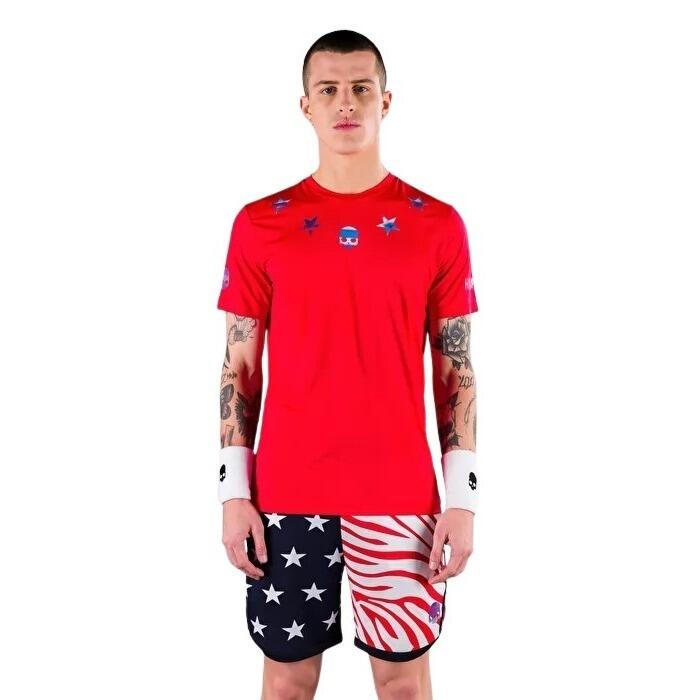 Koszulka tenisowa męska z krótkim rękawem Hydrogen star tech tee