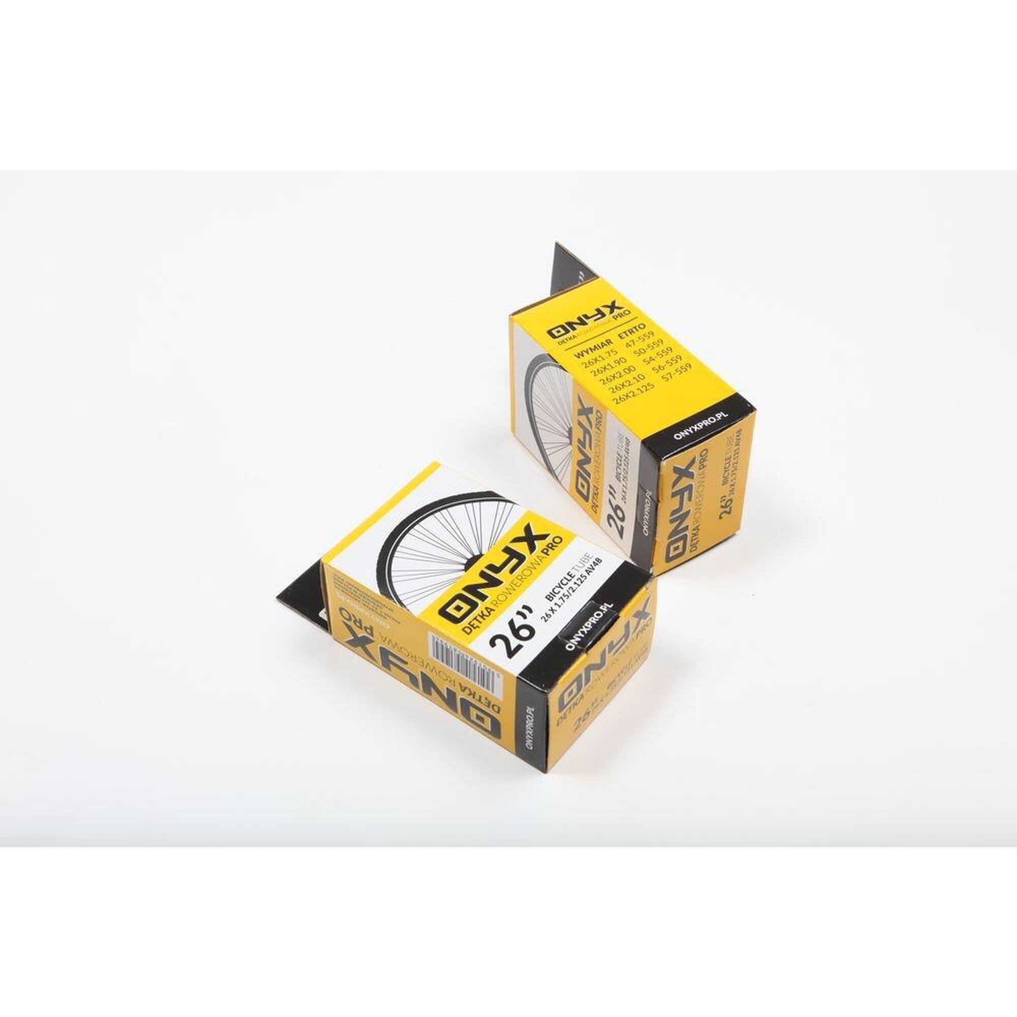 Dętka rowerowa 26x1.75/2.125 AV 48 ONYX box