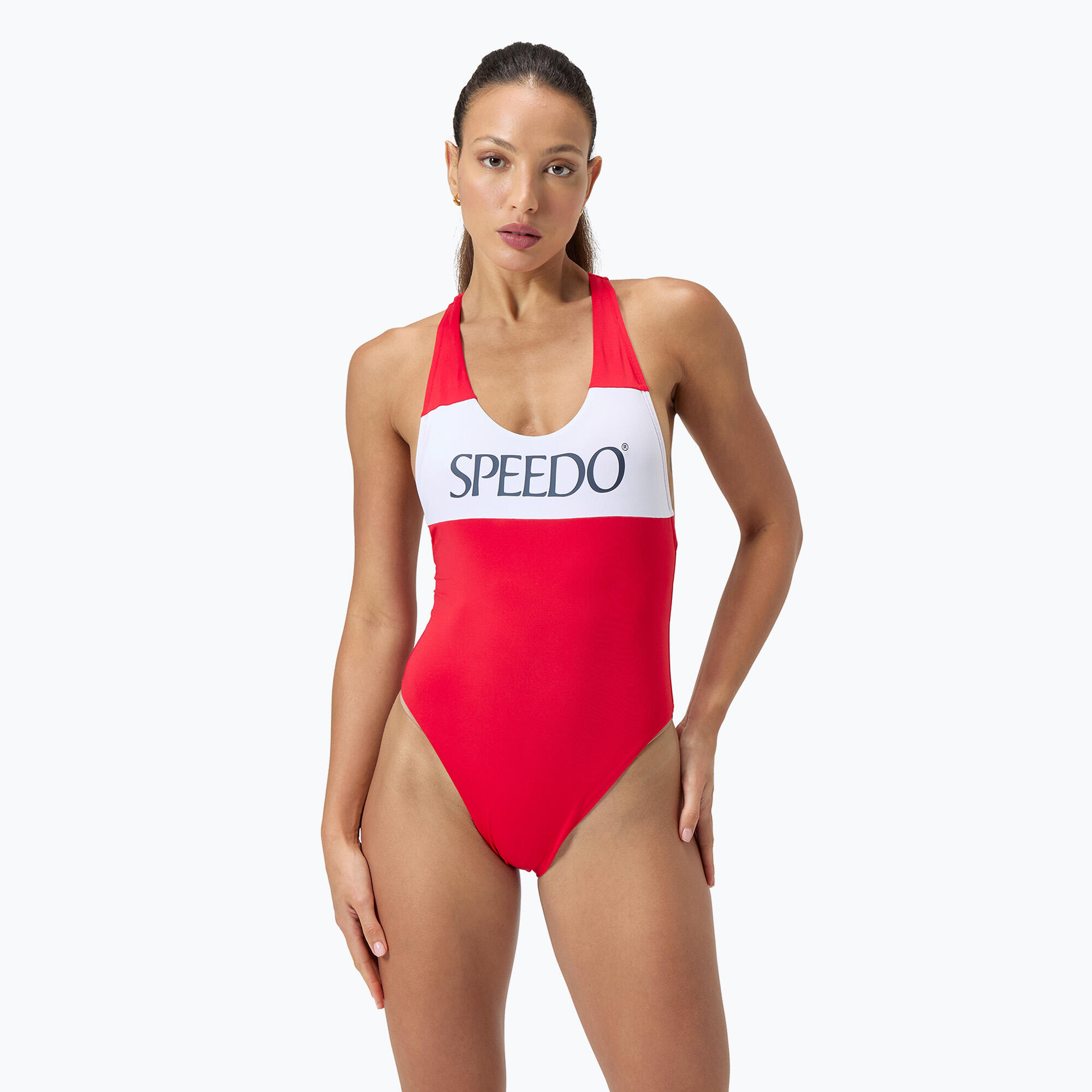 Strój pływacki jednoczęściowy damski Speedo Colourblock Racerback