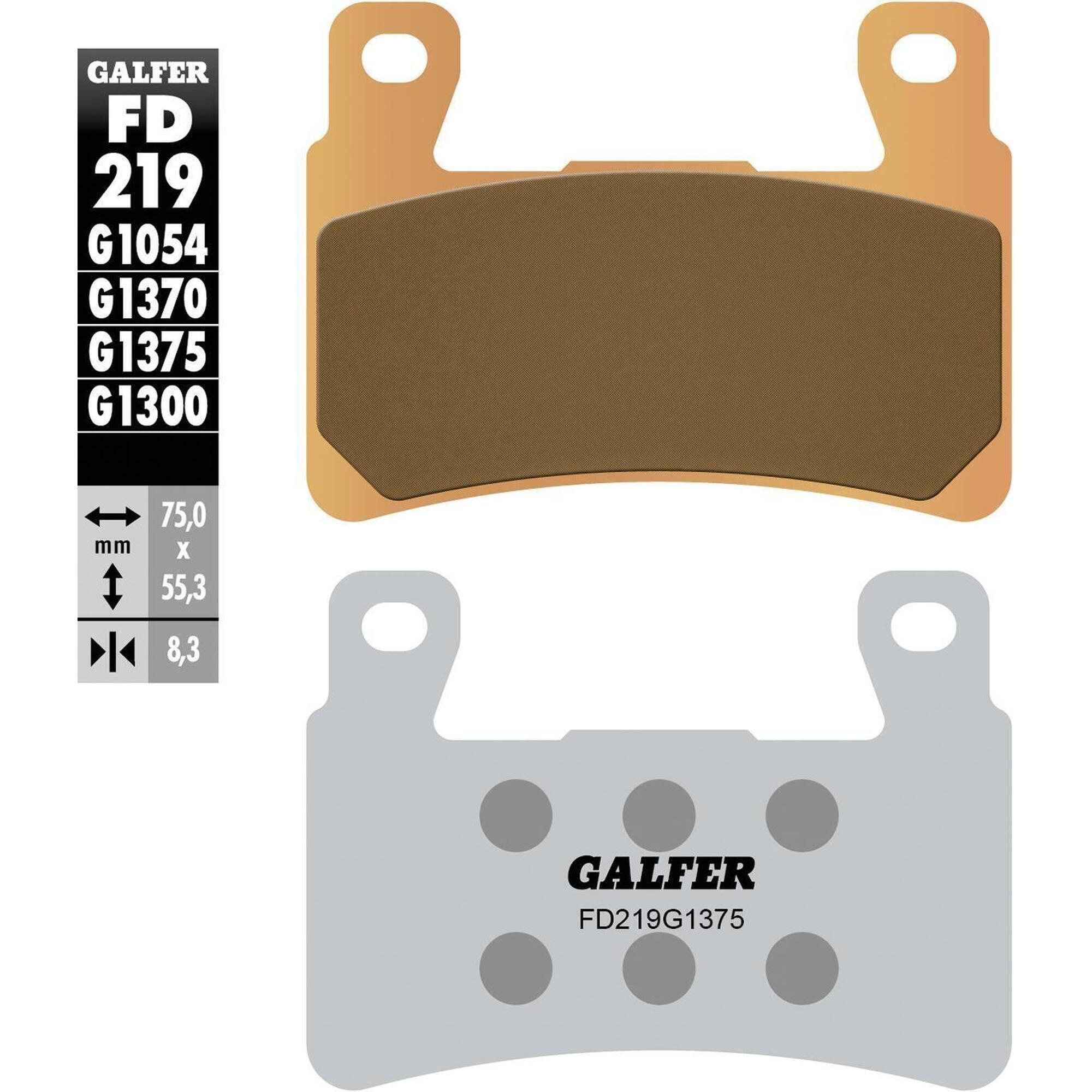 Klocki hamulcowe Galfer FD219 G1375 Sintered Metal