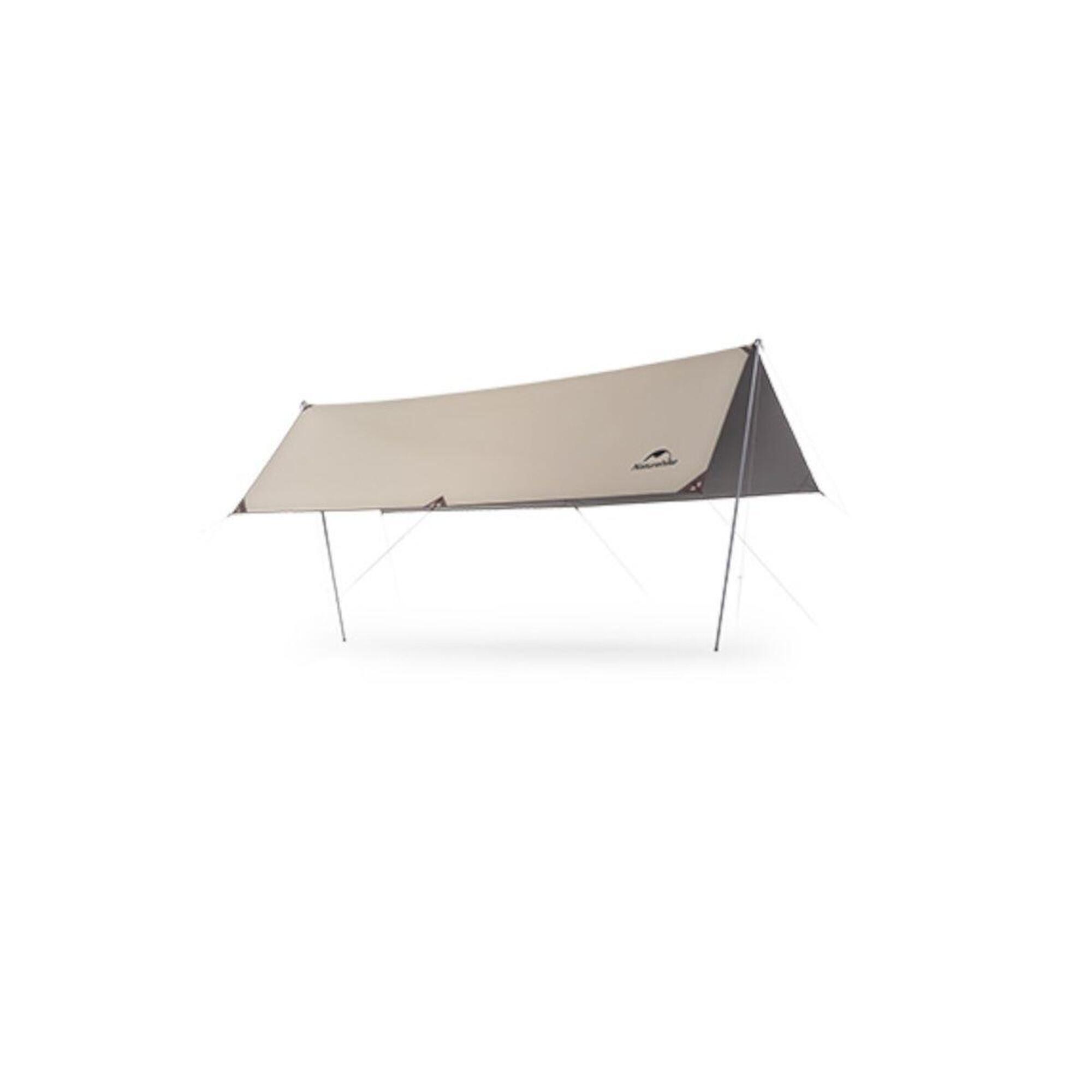 Tarp Naturehike Sky Ti Black Quadrangle C2350Ws010 Khaki