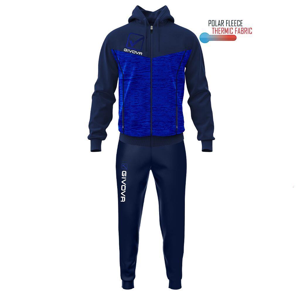 Givova dres Visa Melange z kapturem Polarfleece L