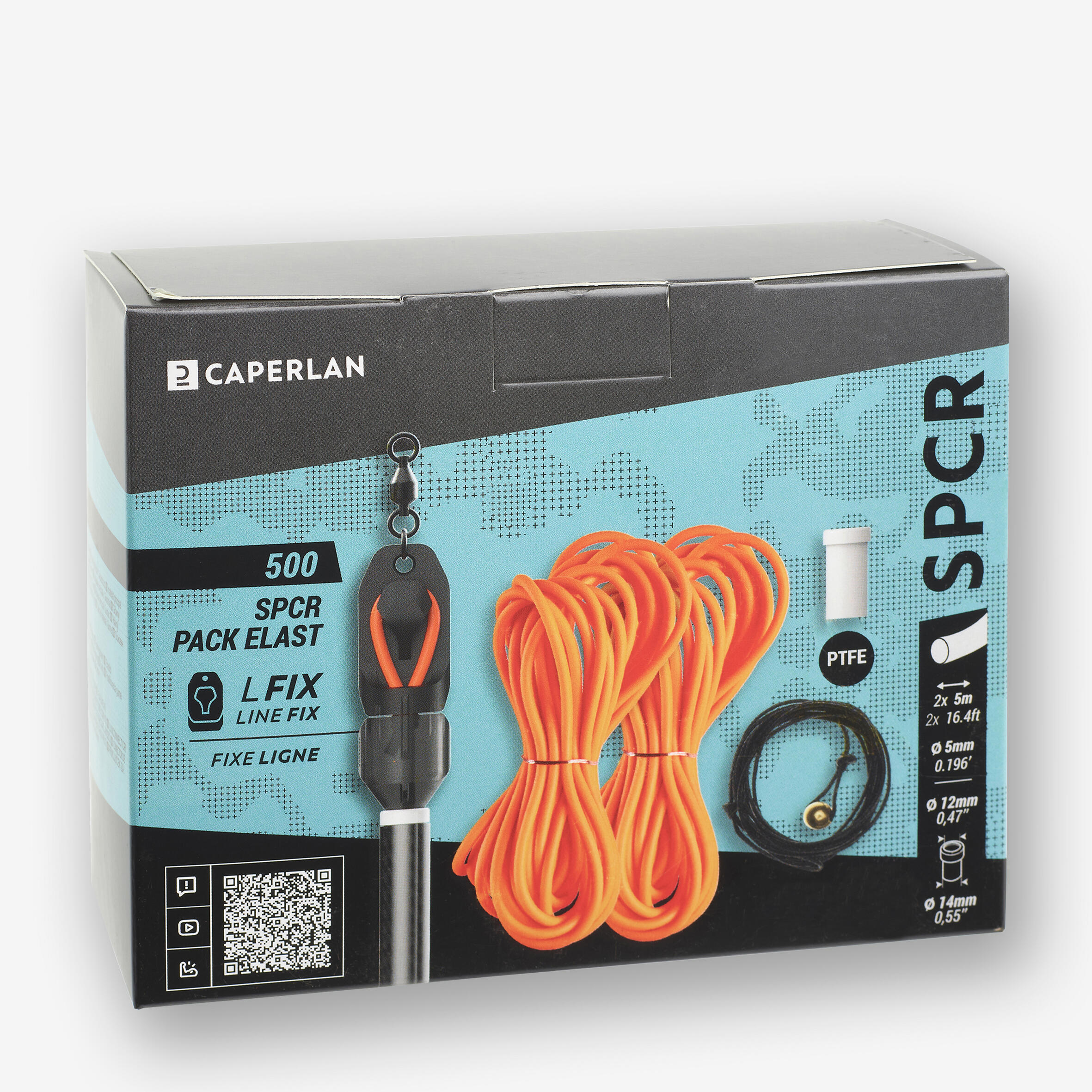 Zestaw do montażu gumy do wędki Caperlan Specimen SPCR 500