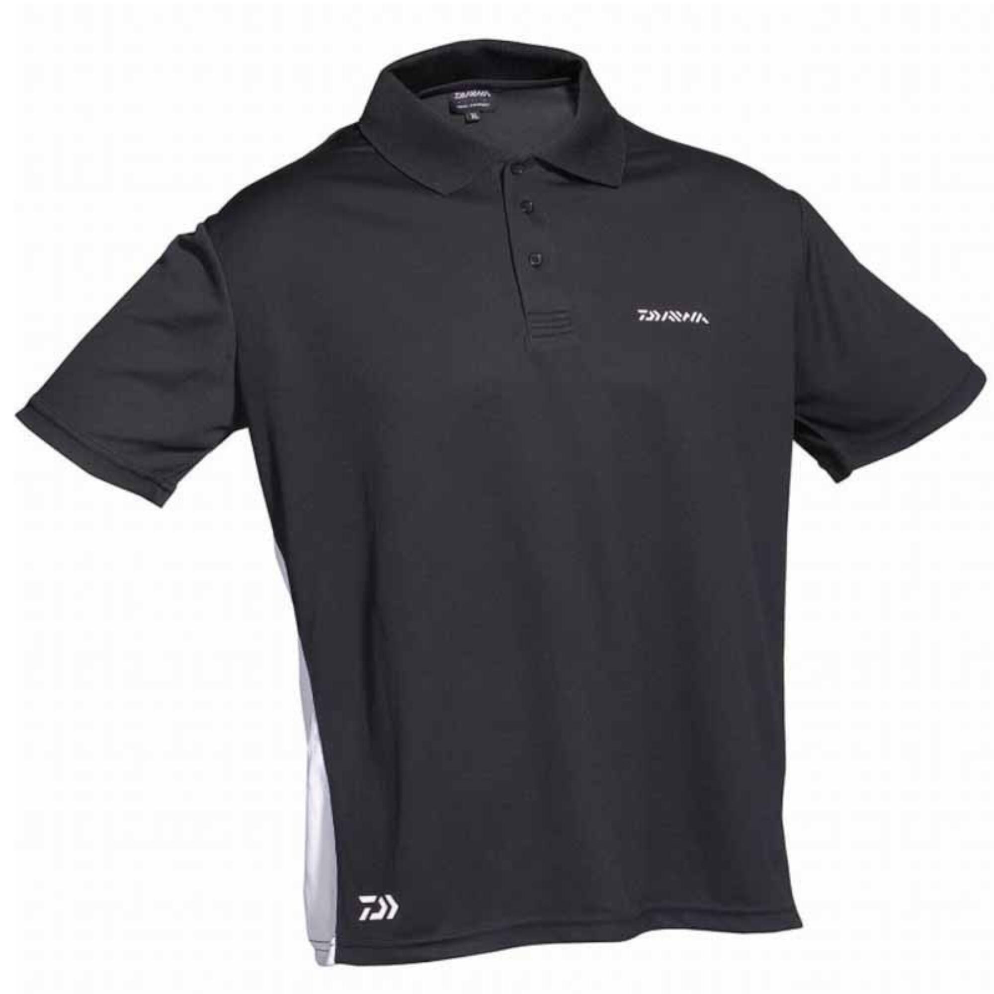 Koszulka Wędkarska Polo Daiwa D-Vec Black