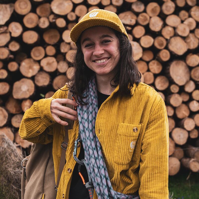 Koszula ze sztruksu – żółta