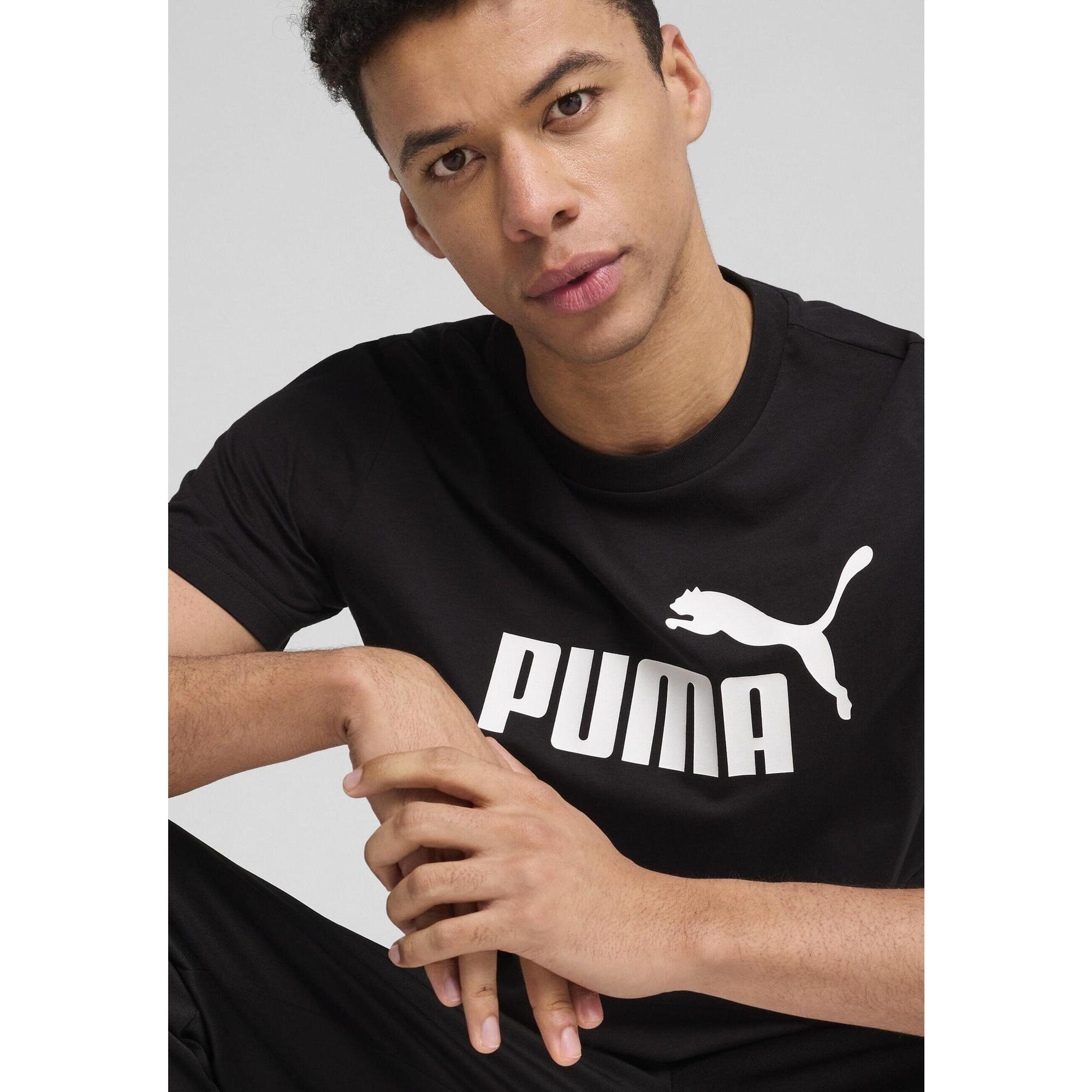 Męska koszulka Essentials z logo No. 1 PUMA Black