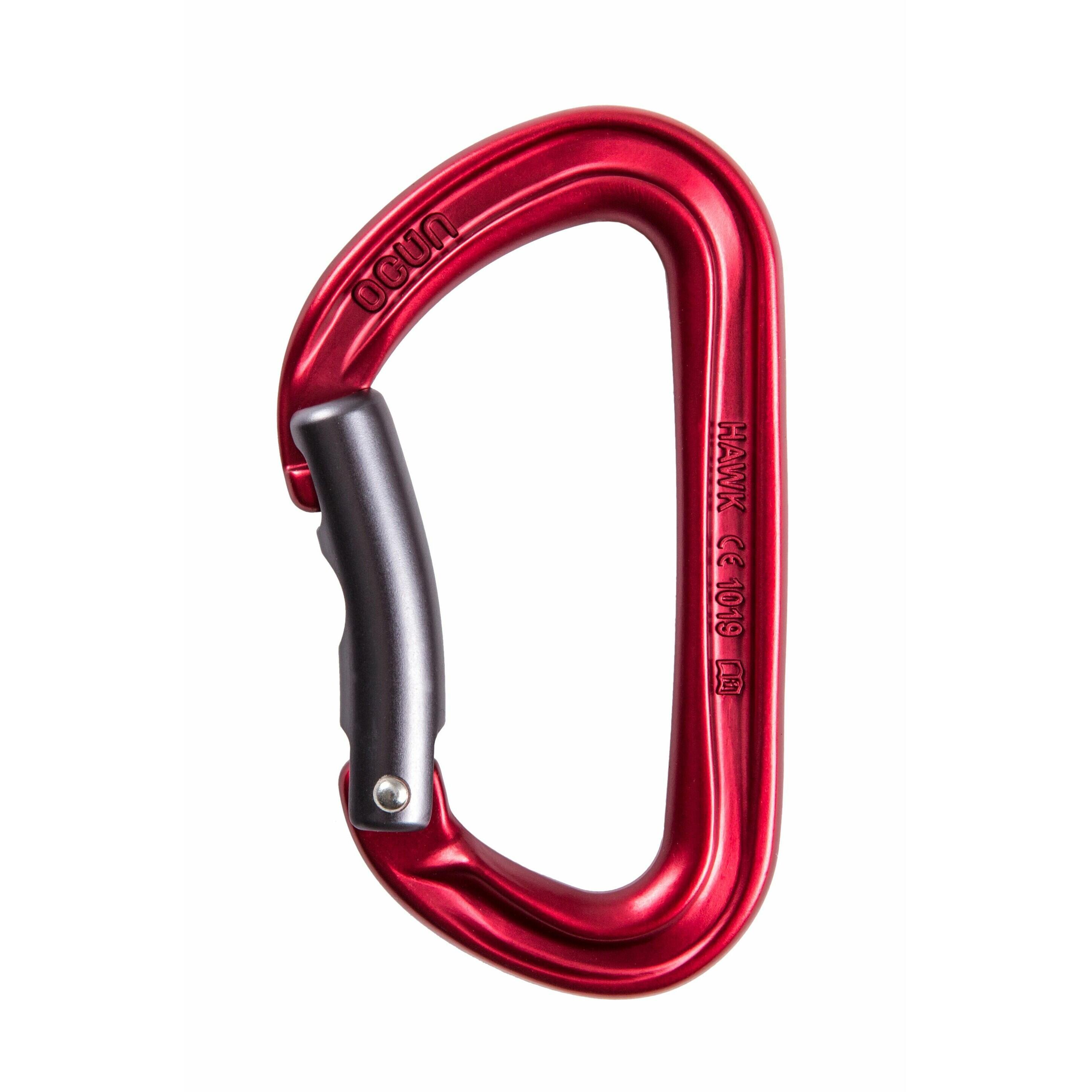 Karabinek Ocun Hawk Bent - red