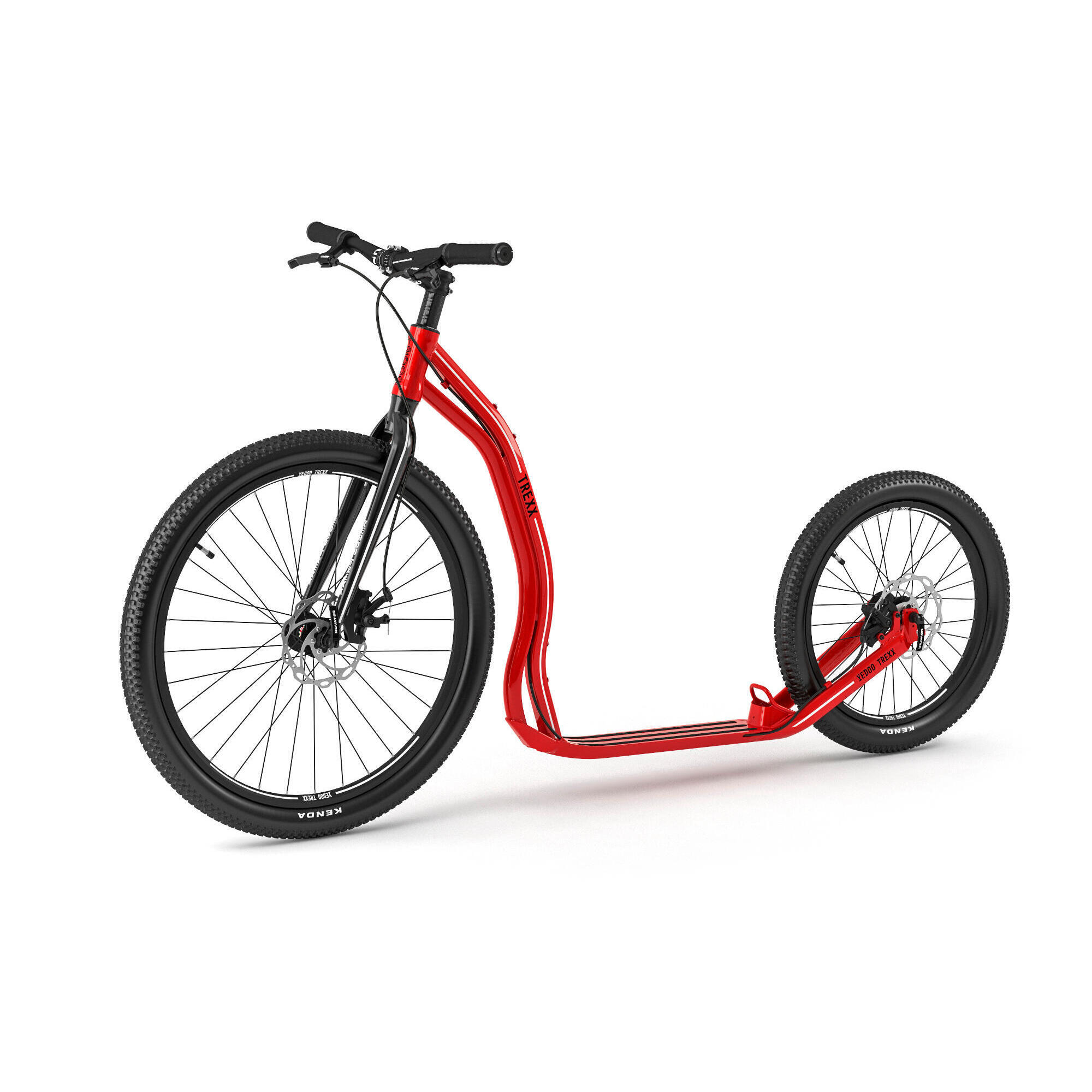 Hulajnoga Yedoo Trexx Disc z hamulcami tarczowymi czerwona