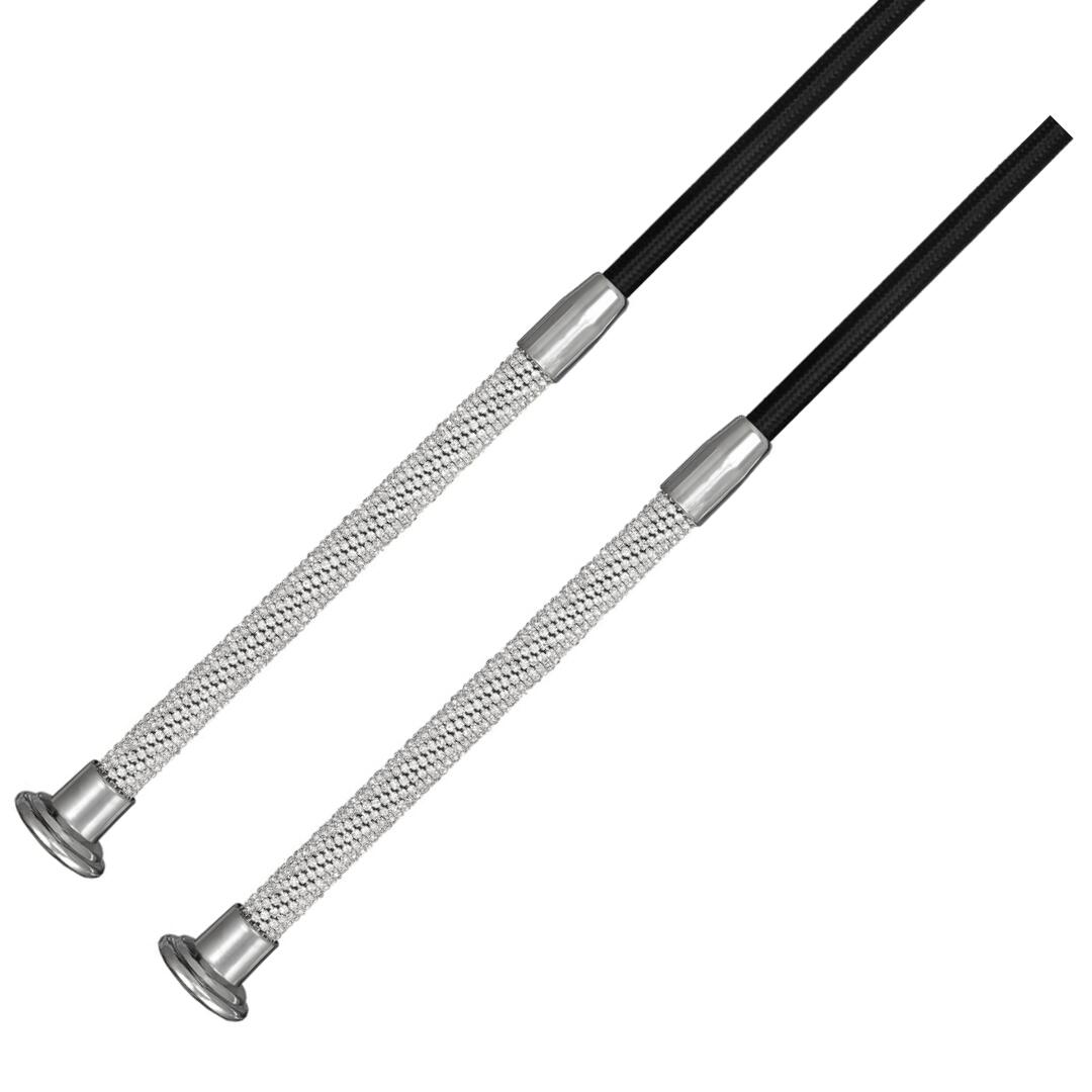 Zestaw 2x Bat jeździecki START Diamant z diamencikami 120 cm