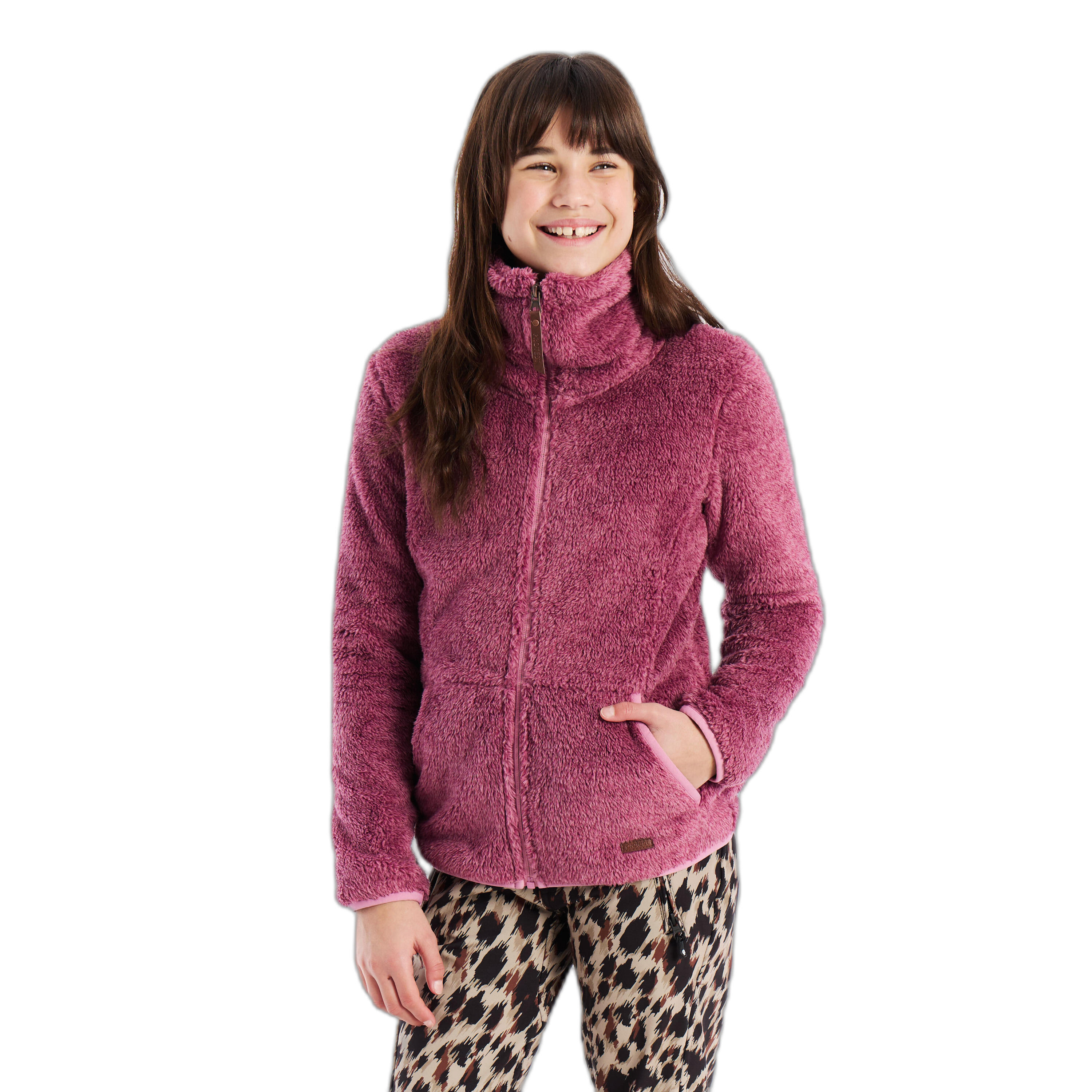 Dziewczęcy polar rozpinany na całej długości Protest Riri