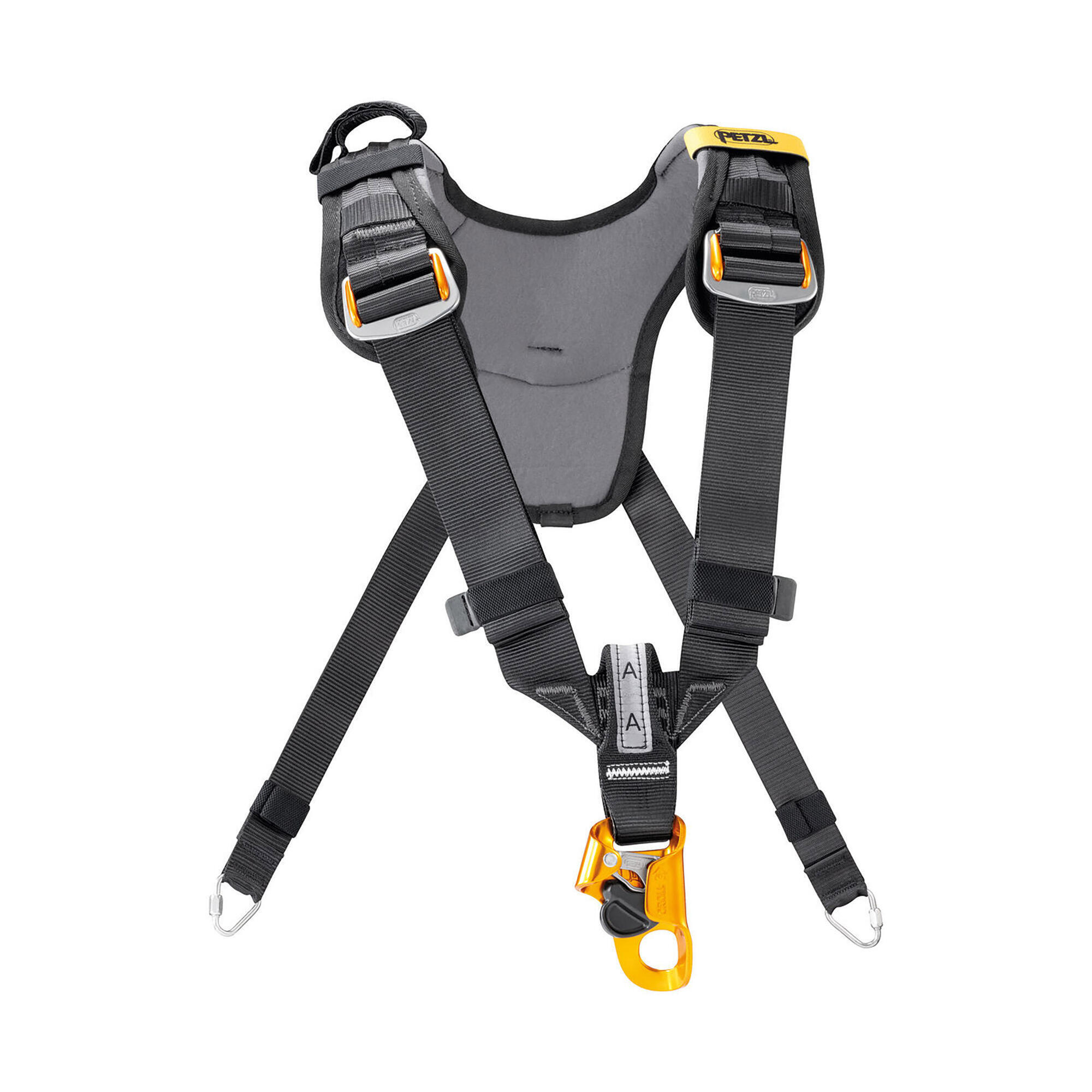 Uprząż piersiowa Petzl Top Croll S - black/yellow