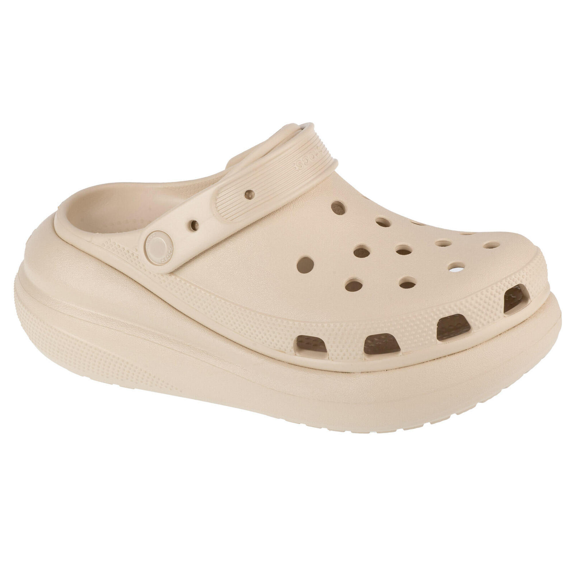 Mules Femme Mules Crocs CLASSIC CRUSH CLOG Beige Beige