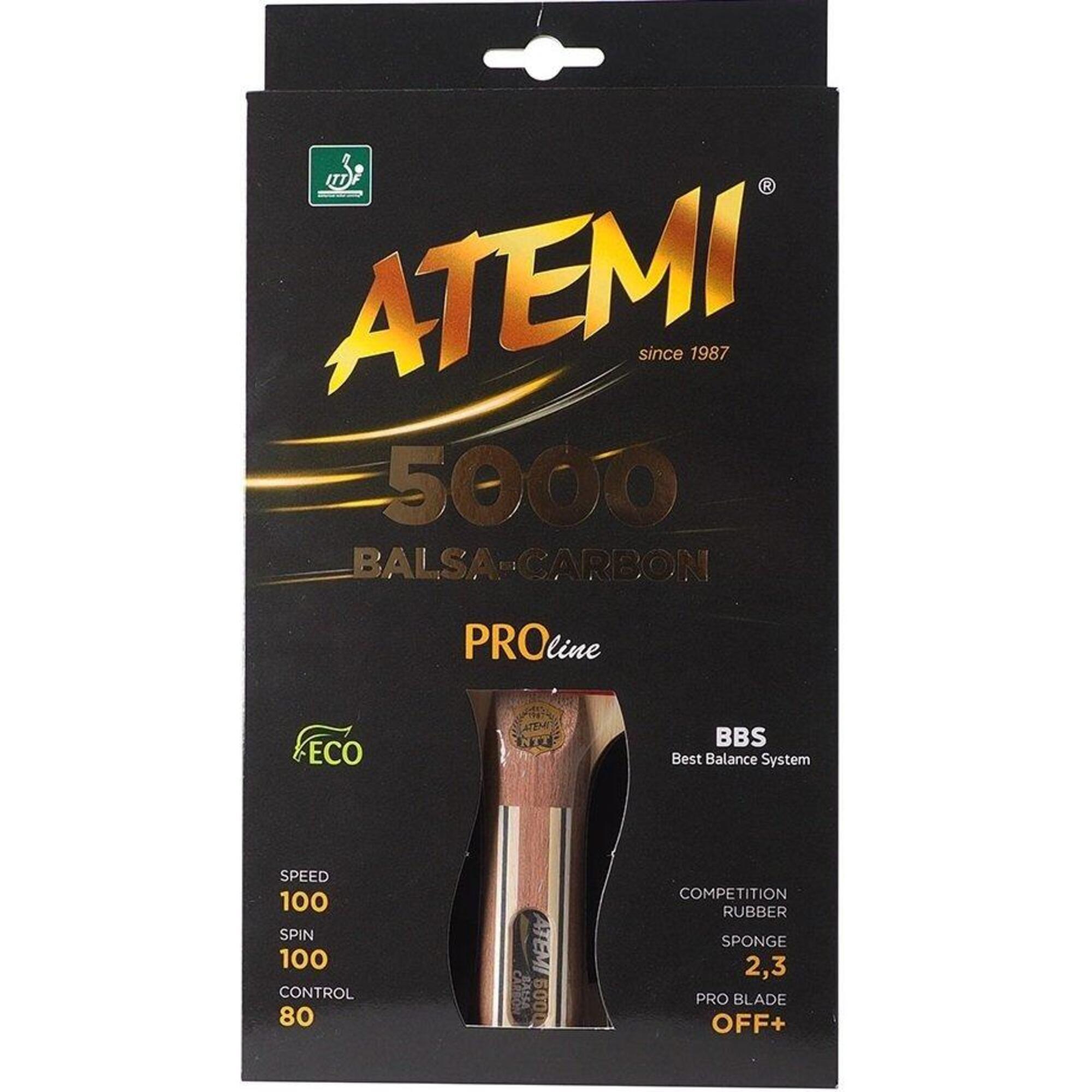 Rakietka do ping ponga New Atemi 5000 Pro concave