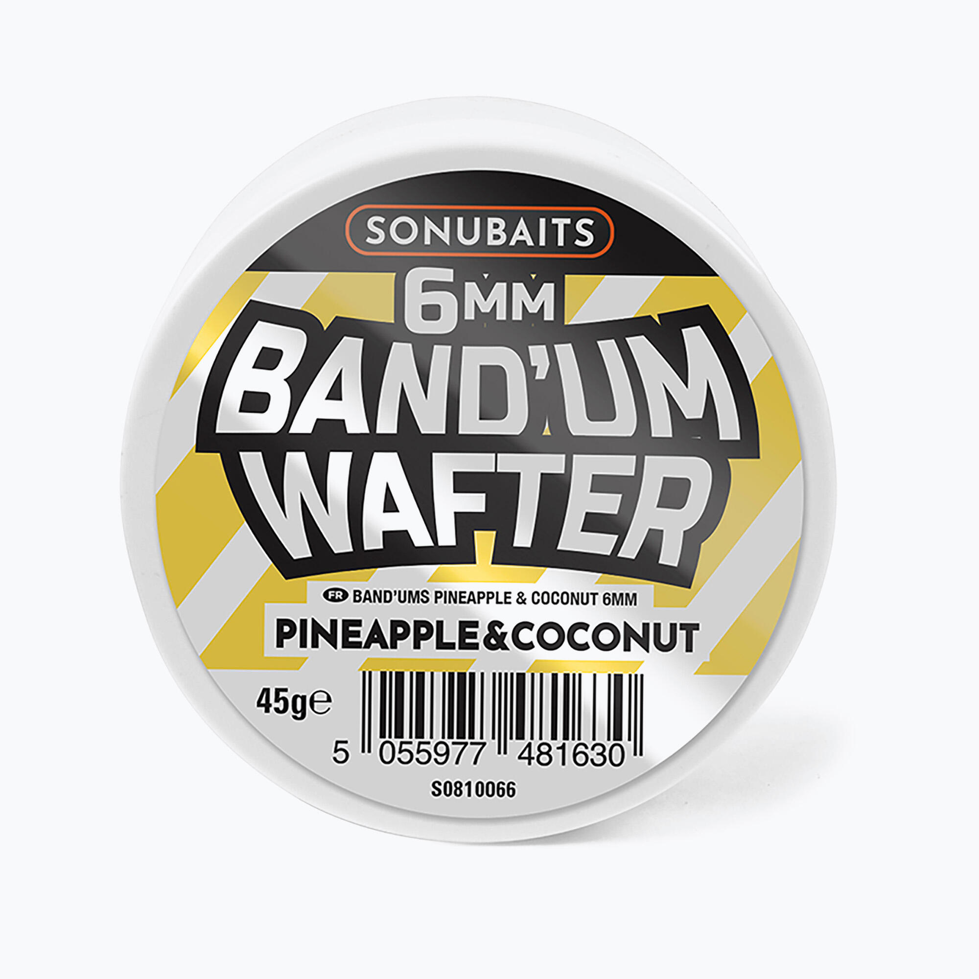 Przynęta haczykowa dumbells Sonubaits Band'um Wafters - Pineapple & Coconut