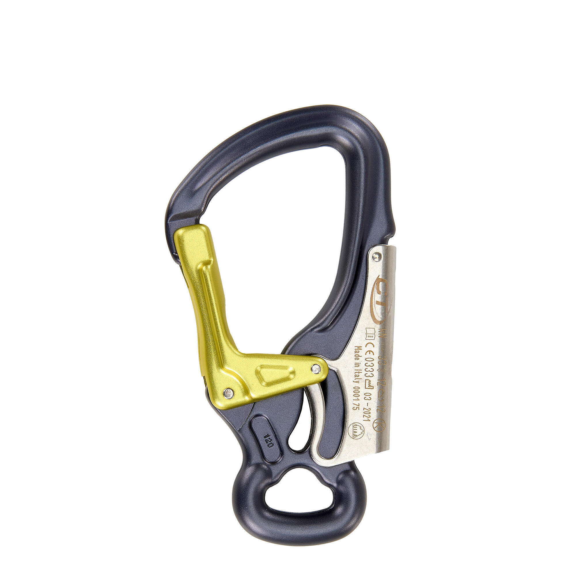 Karabinek Climbing Technology K-Advance - anthracite/green