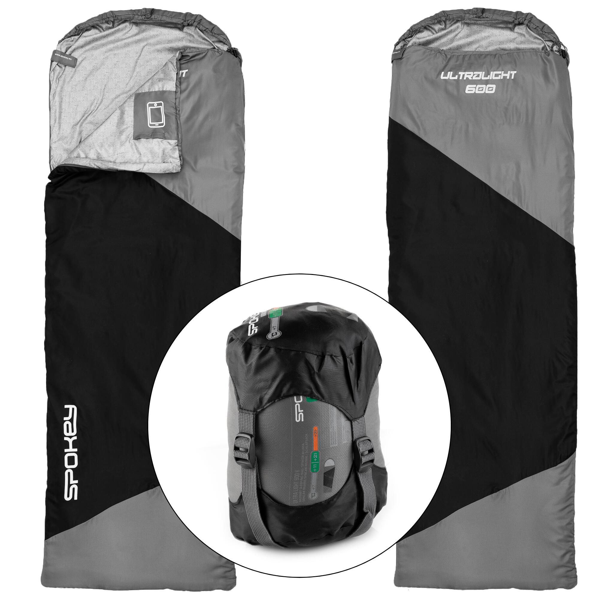 Śpiwór turystyczny z workiem kompresyjnym Spokey Ultralight