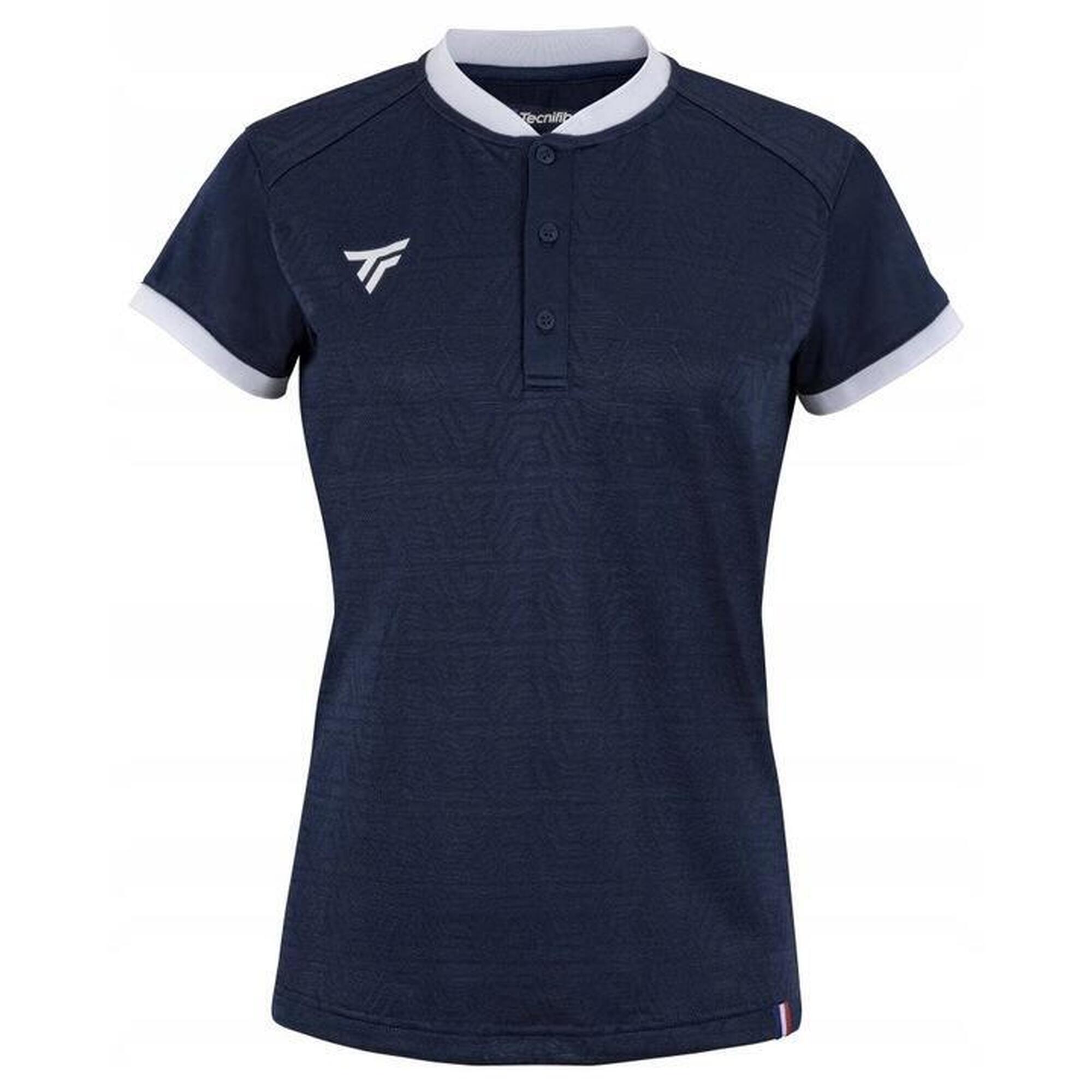 Koszulka polo tenisowa damska Tecnifibre Team Mesh Polo