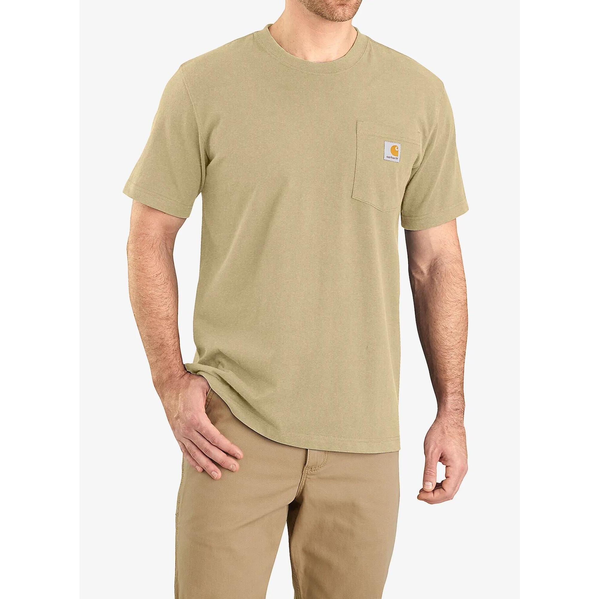 Koszulka bawełniana męska Carhartt K87 Pocket S/S T-Shirt